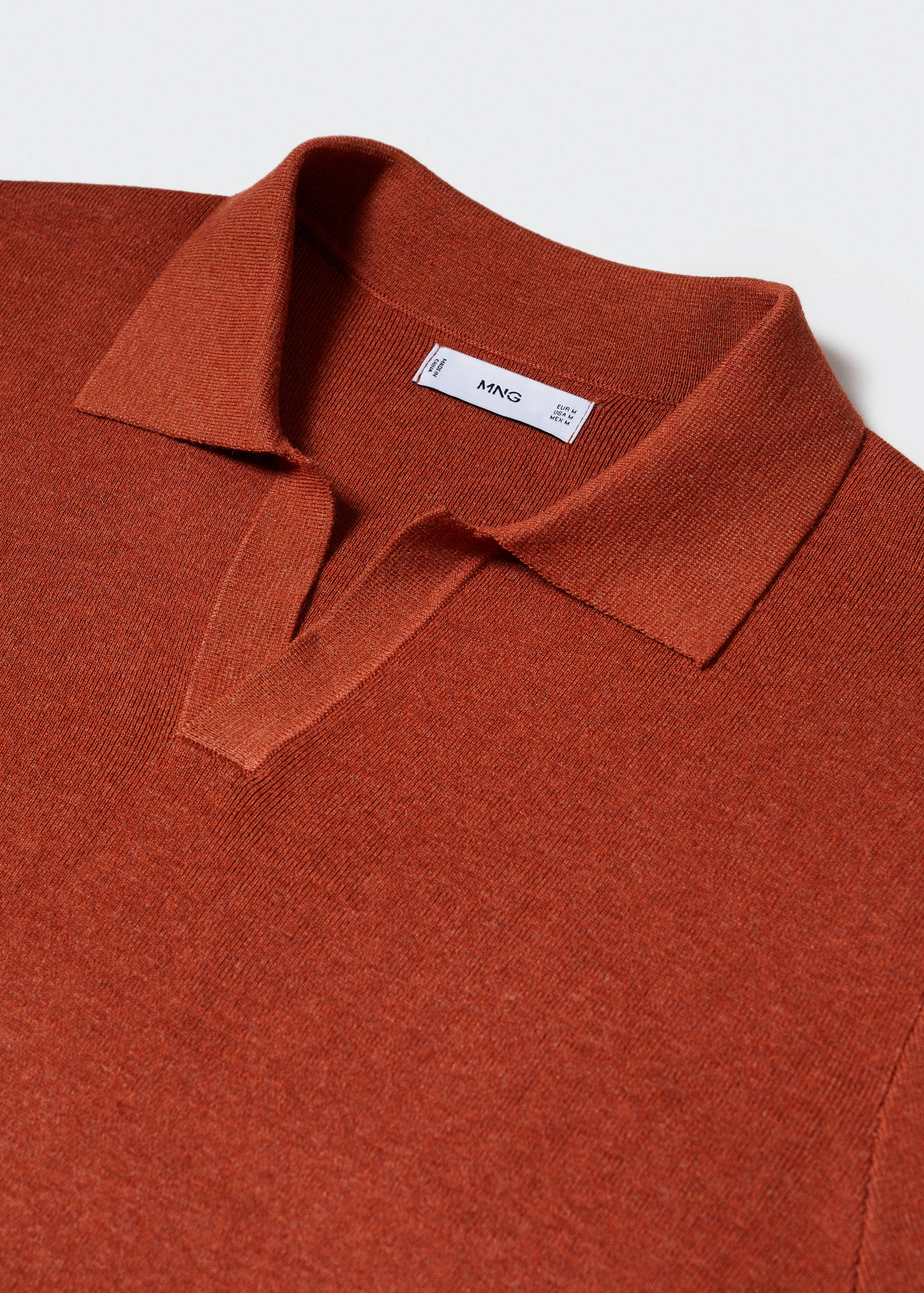 Fine-knit polo shirt - Details of the article 8
