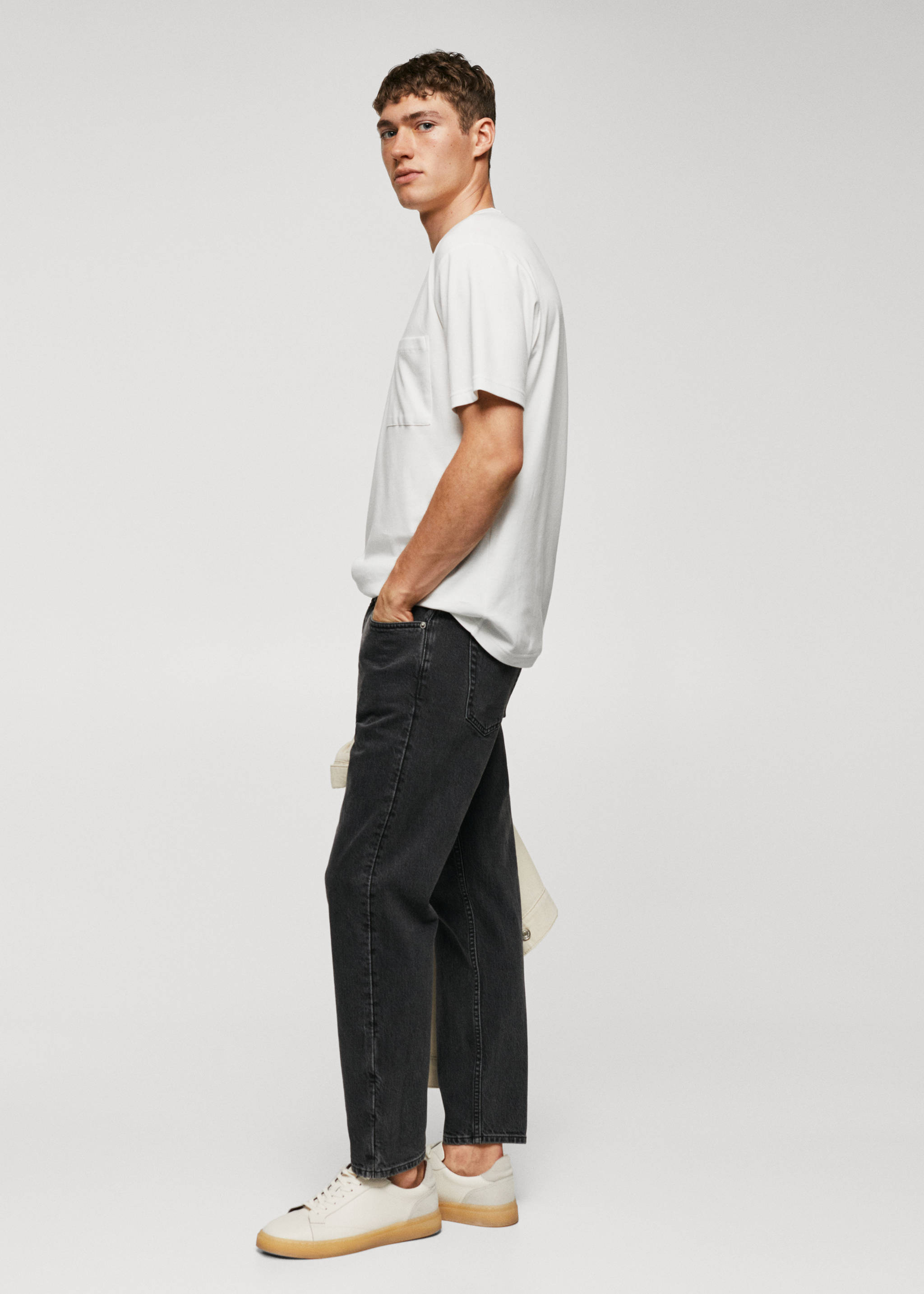 Футболка с карманом 100% хлопок - Деталь изделия 2