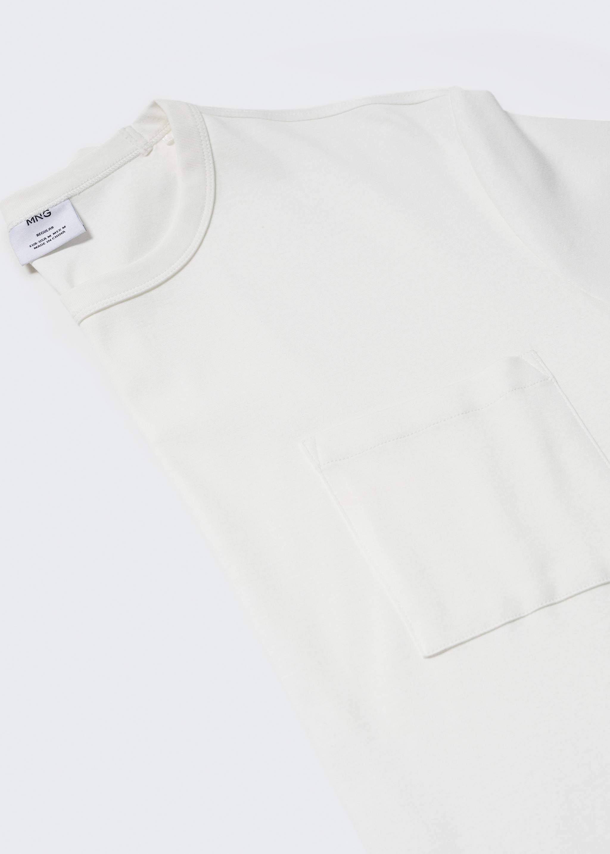 Футболка с карманом 100% хлопок - Деталь изделия 8