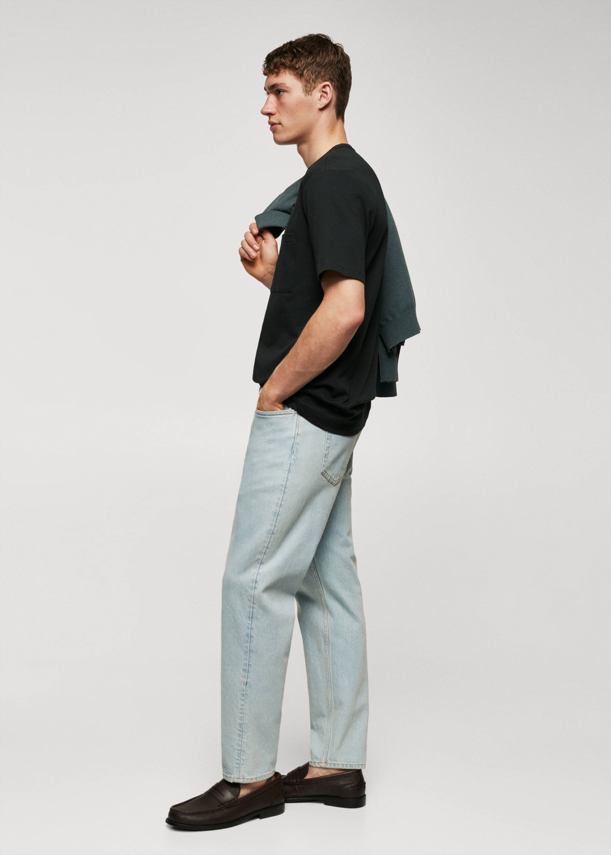 Футболка с карманом 100% хлопок - Деталь изделия 2