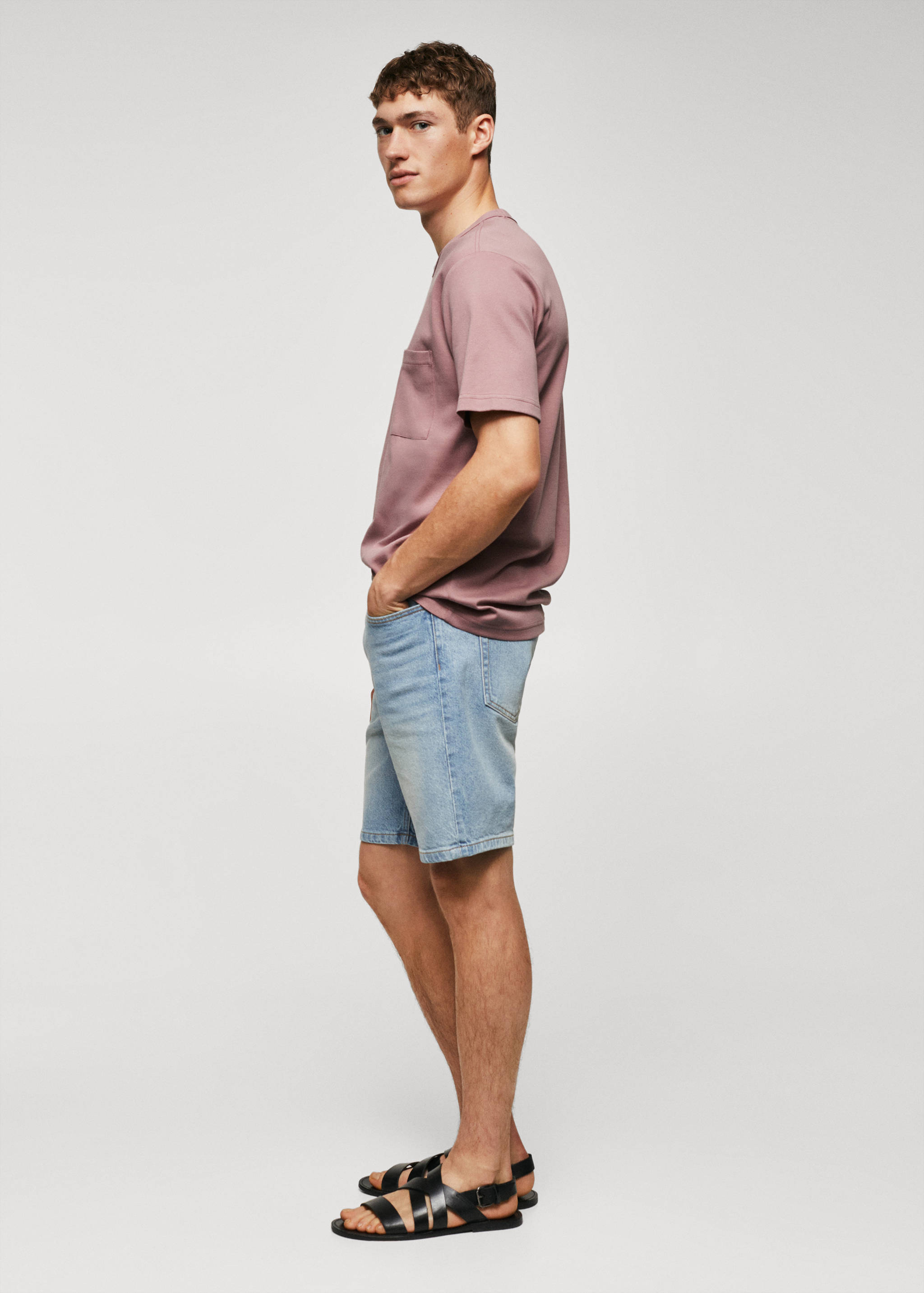 Футболка с карманом 100% хлопок - Деталь изделия 2