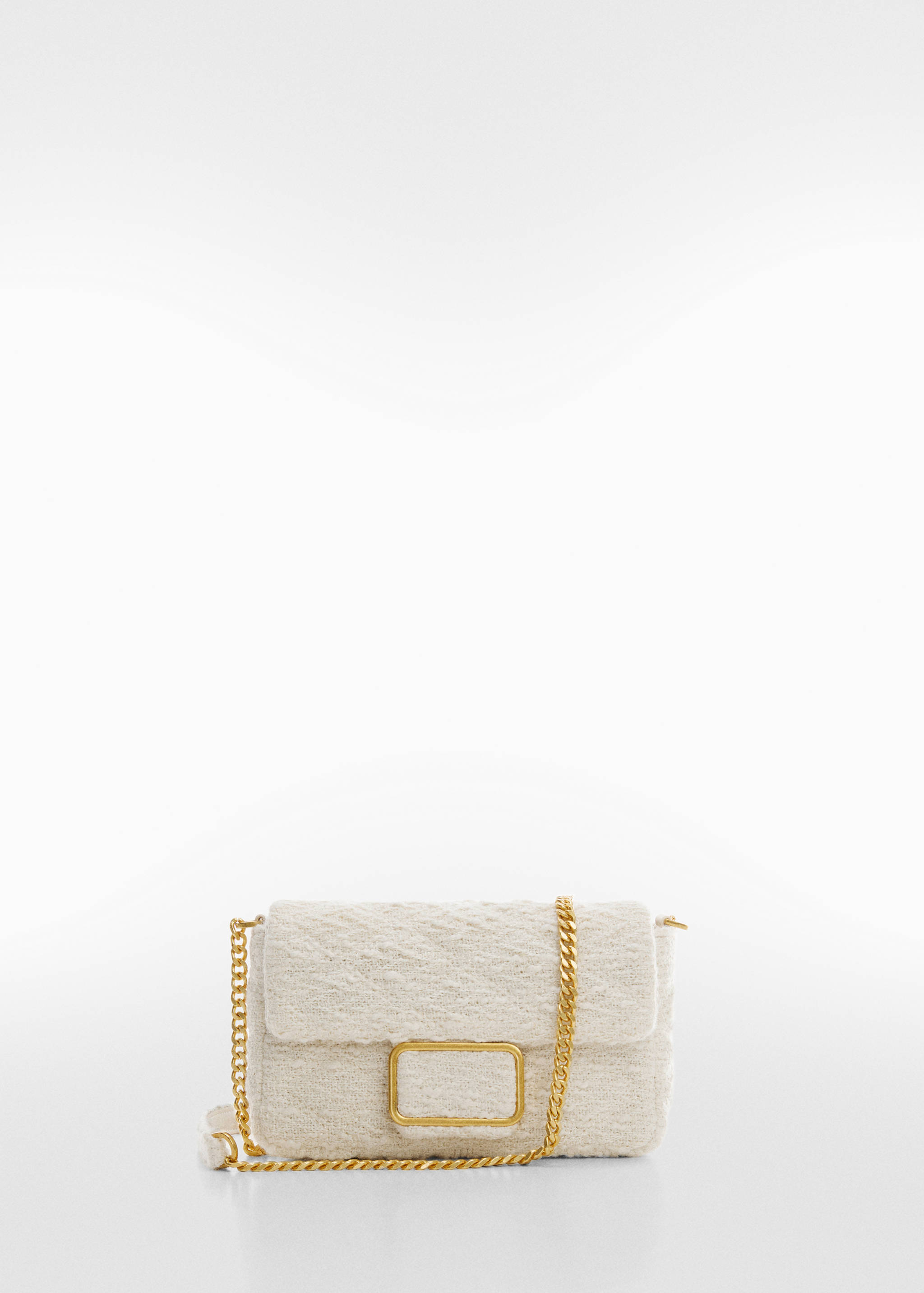Small textured chain bag - Article without model
