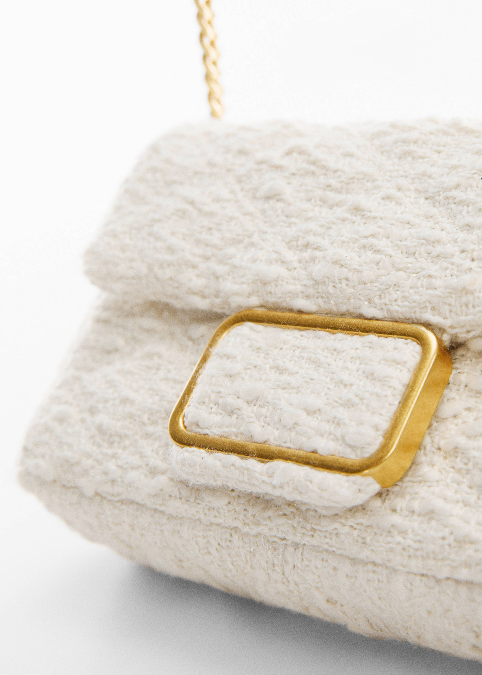 Small textured chain bag - Details of the article 1