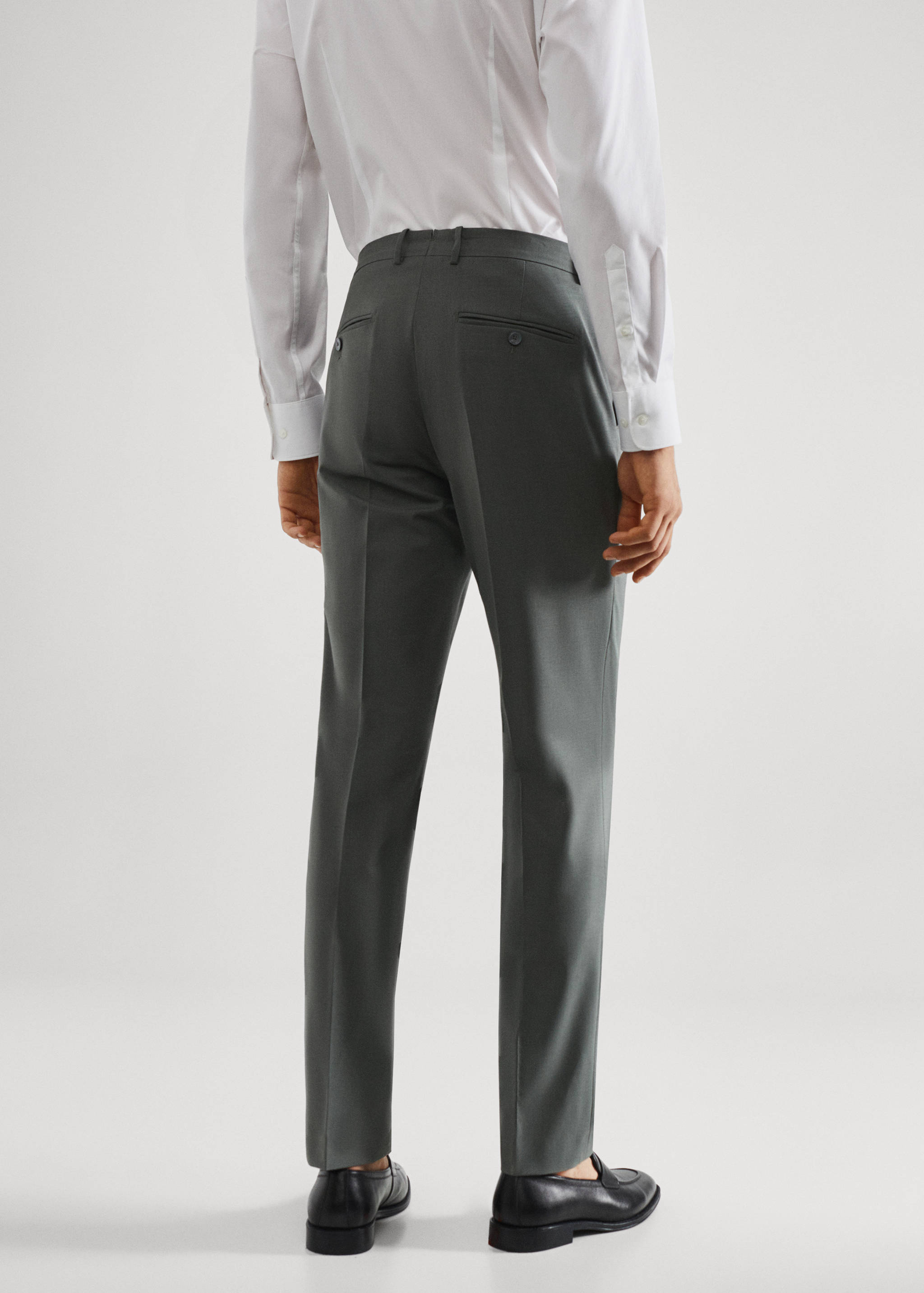 Pantalon costume laine slim-fit - Verso de l’article