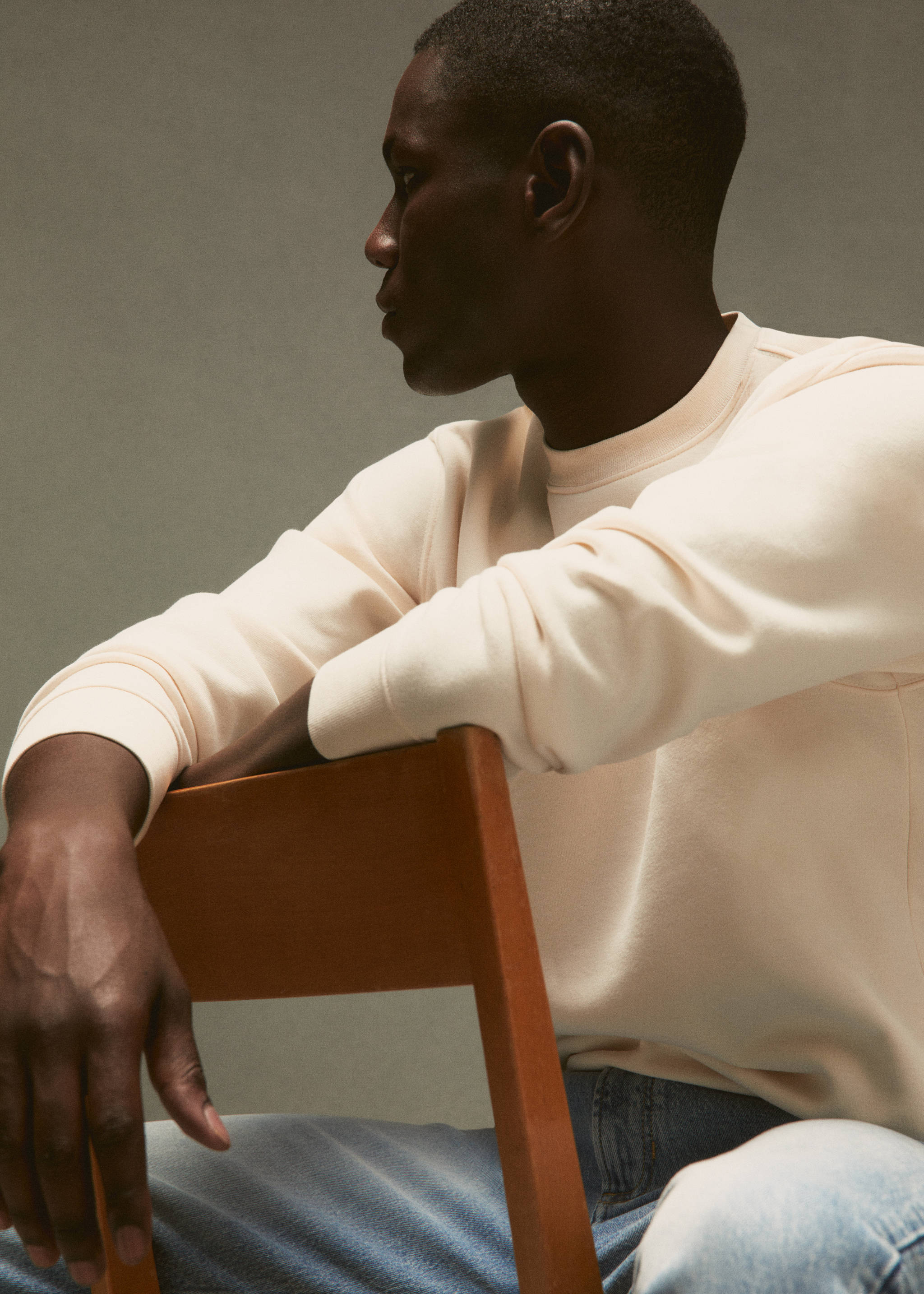 100% cotton basic sweatshirt - Details of the article 6