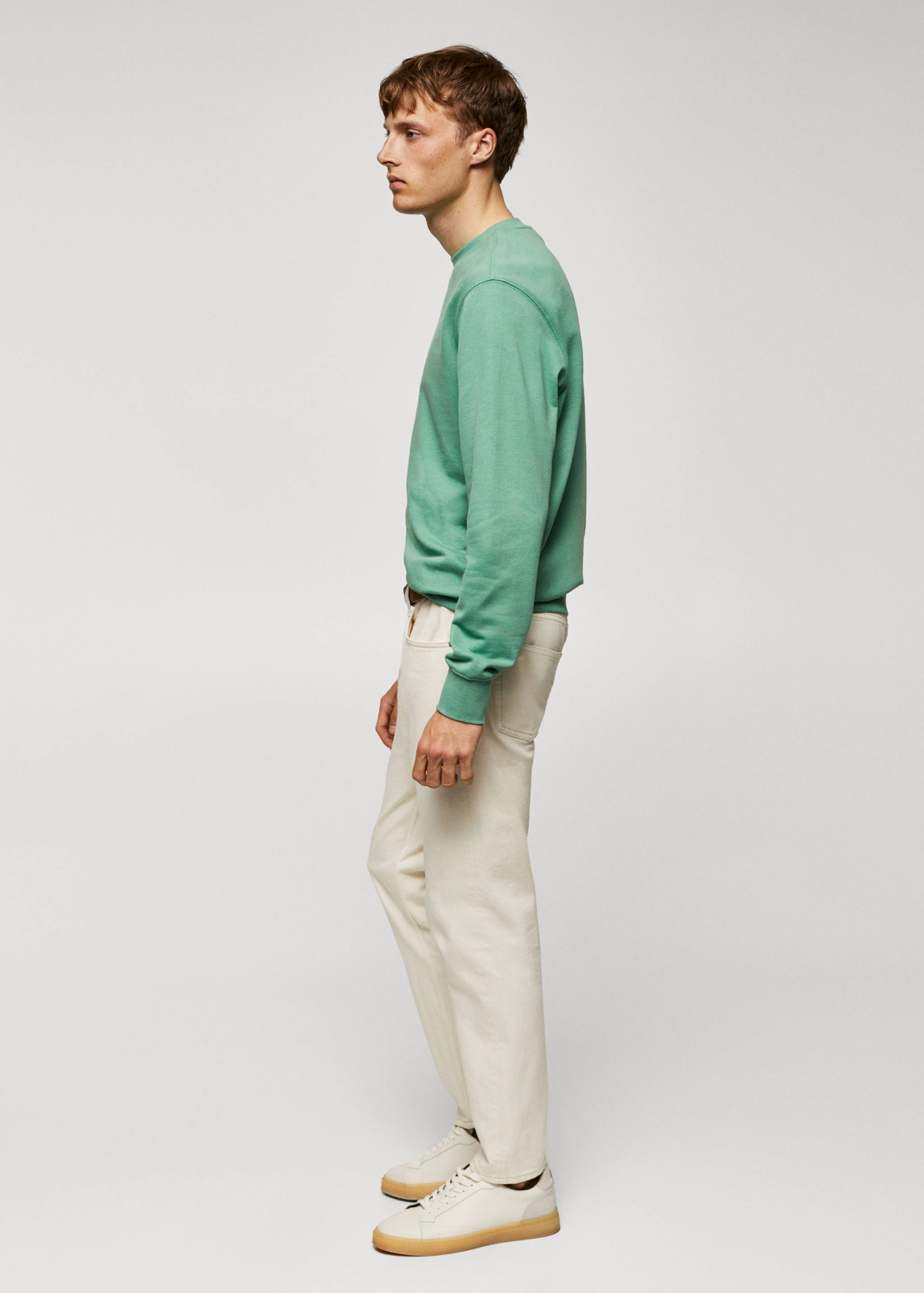 100% cotton basic sweatshirt - Details of the article 2