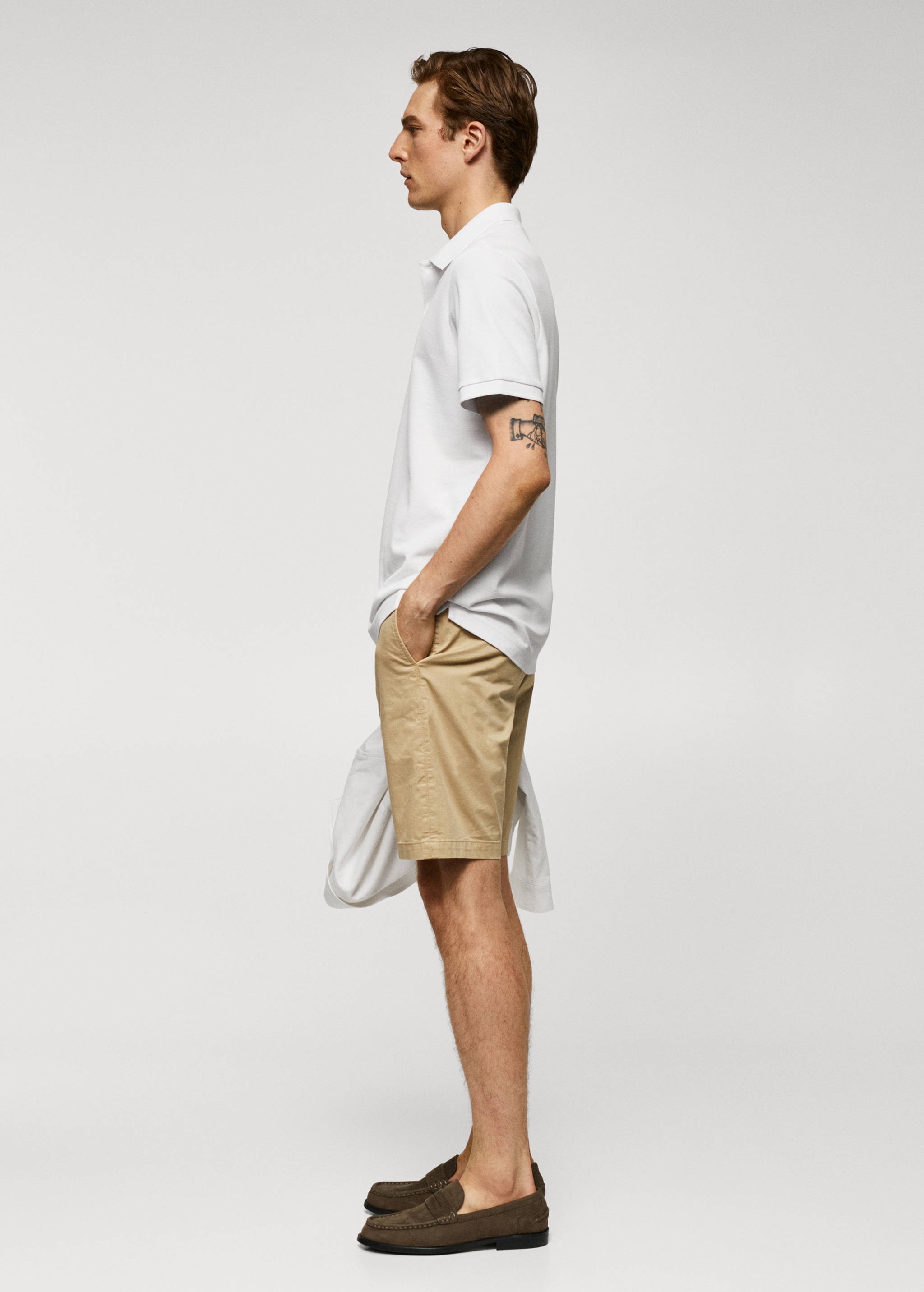 100% cotton pique polo shirt - Details of the article 2