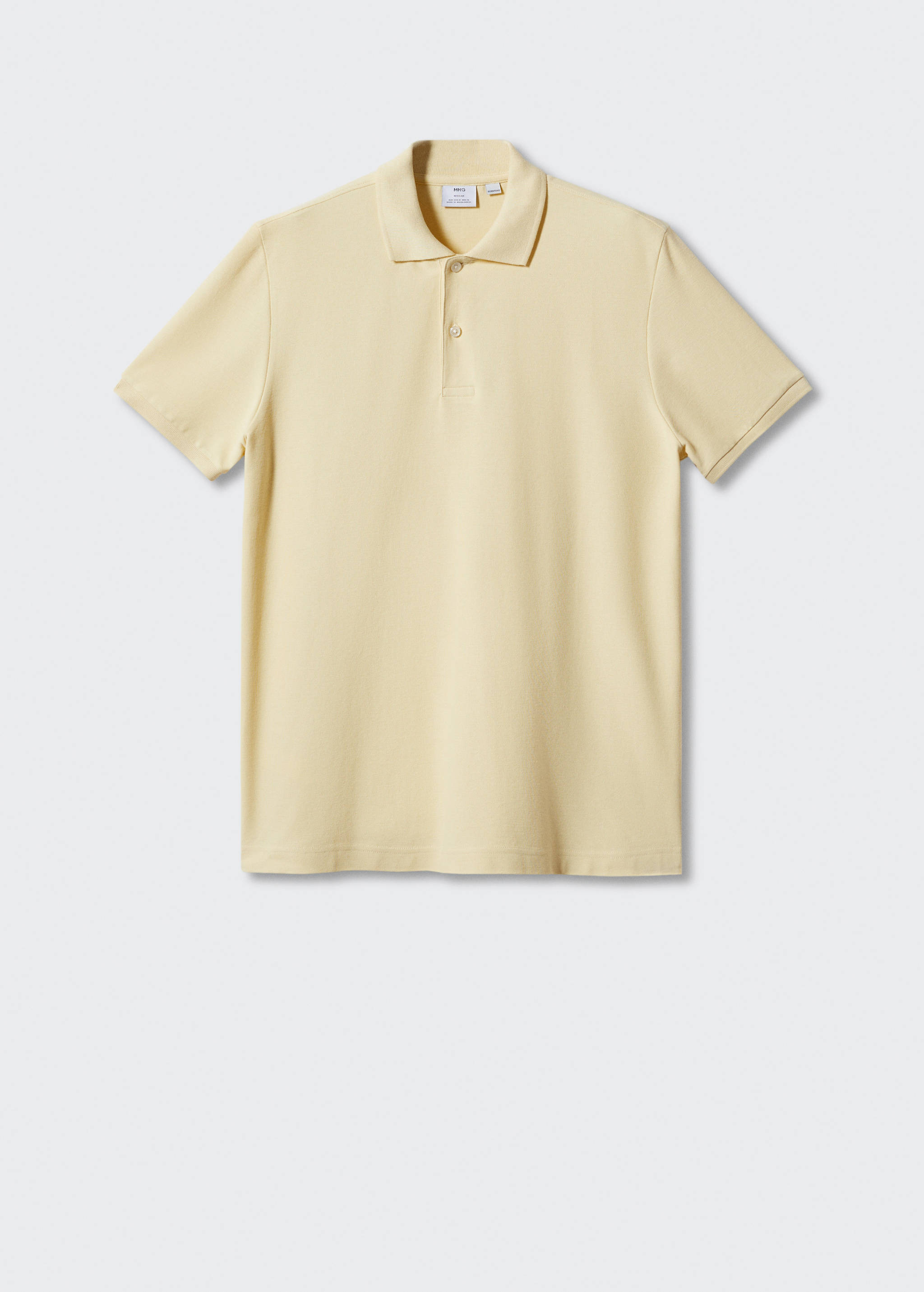 100% cotton pique polo shirt - Article without model