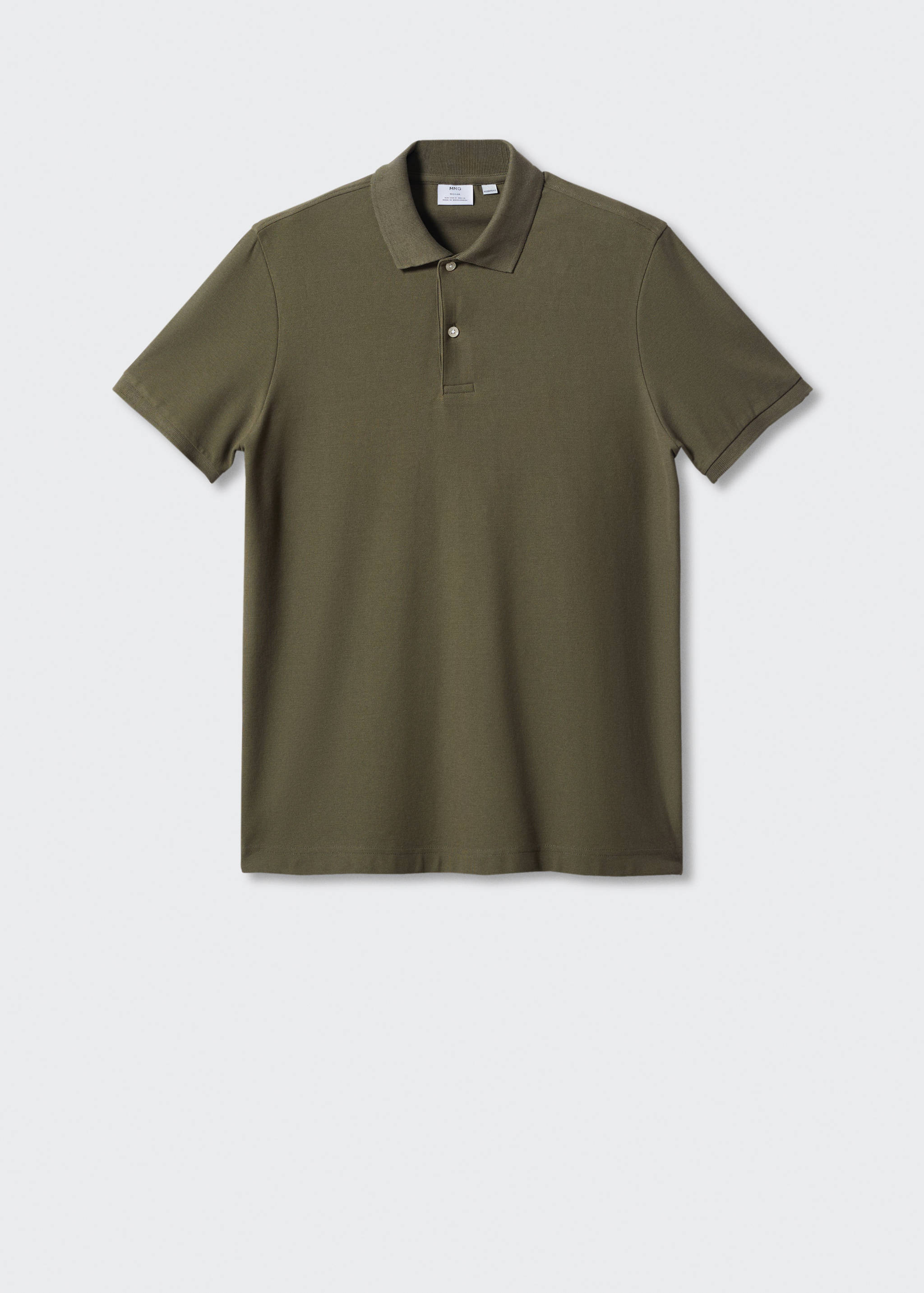 100% cotton pique polo shirt - Article without model