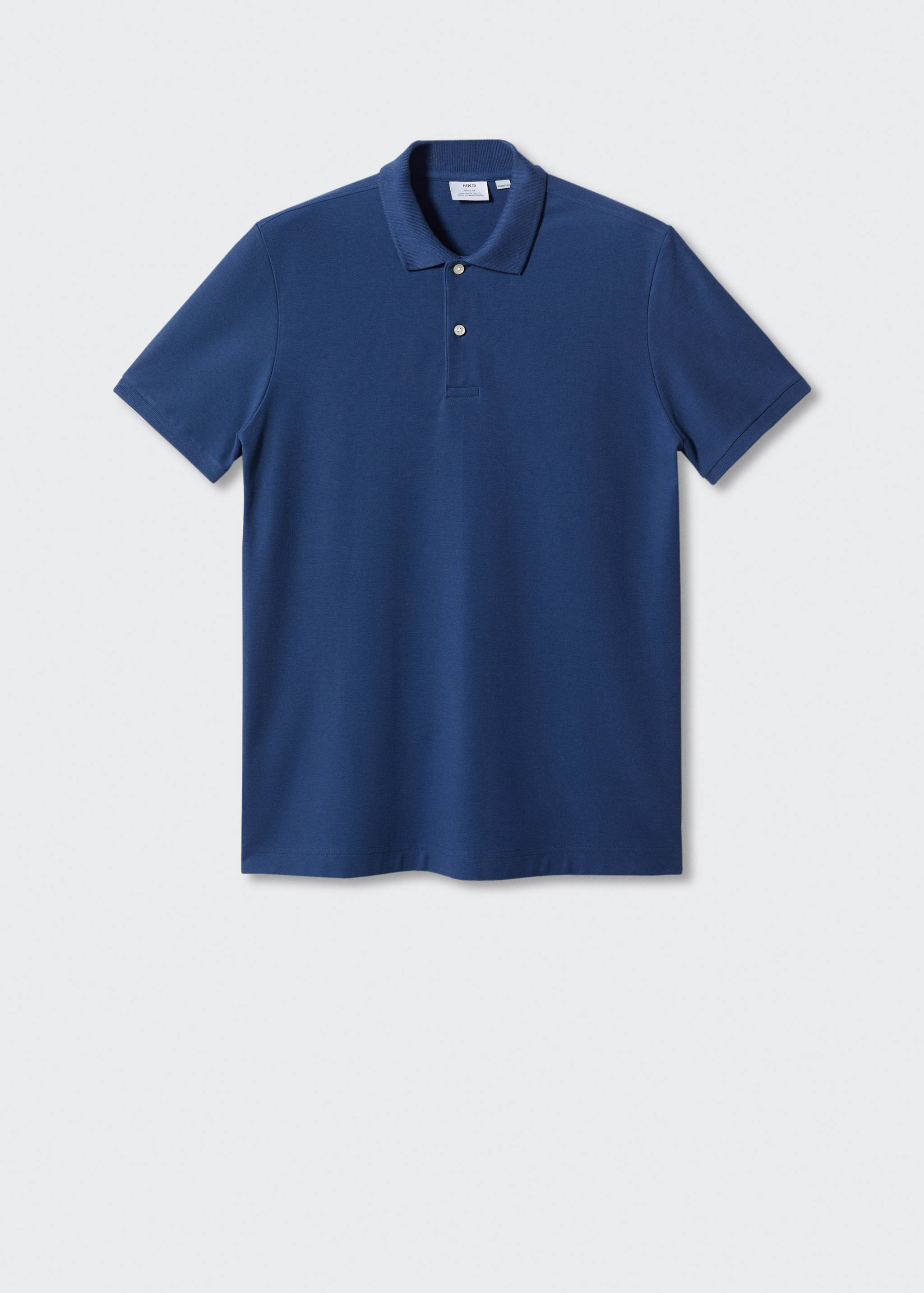 100% cotton pique polo shirt - Article without model