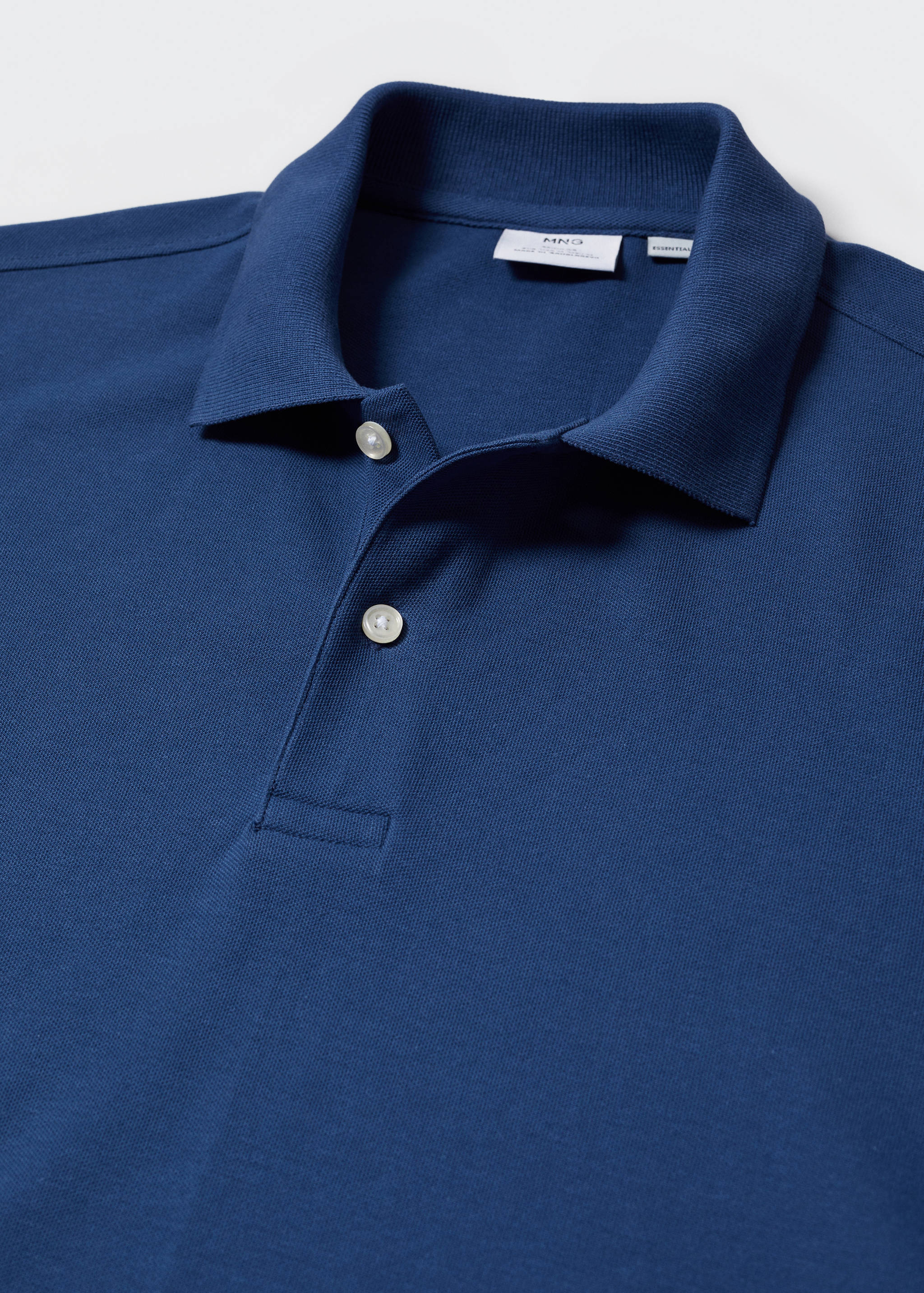 100% cotton pique polo shirt - Details of the article 8