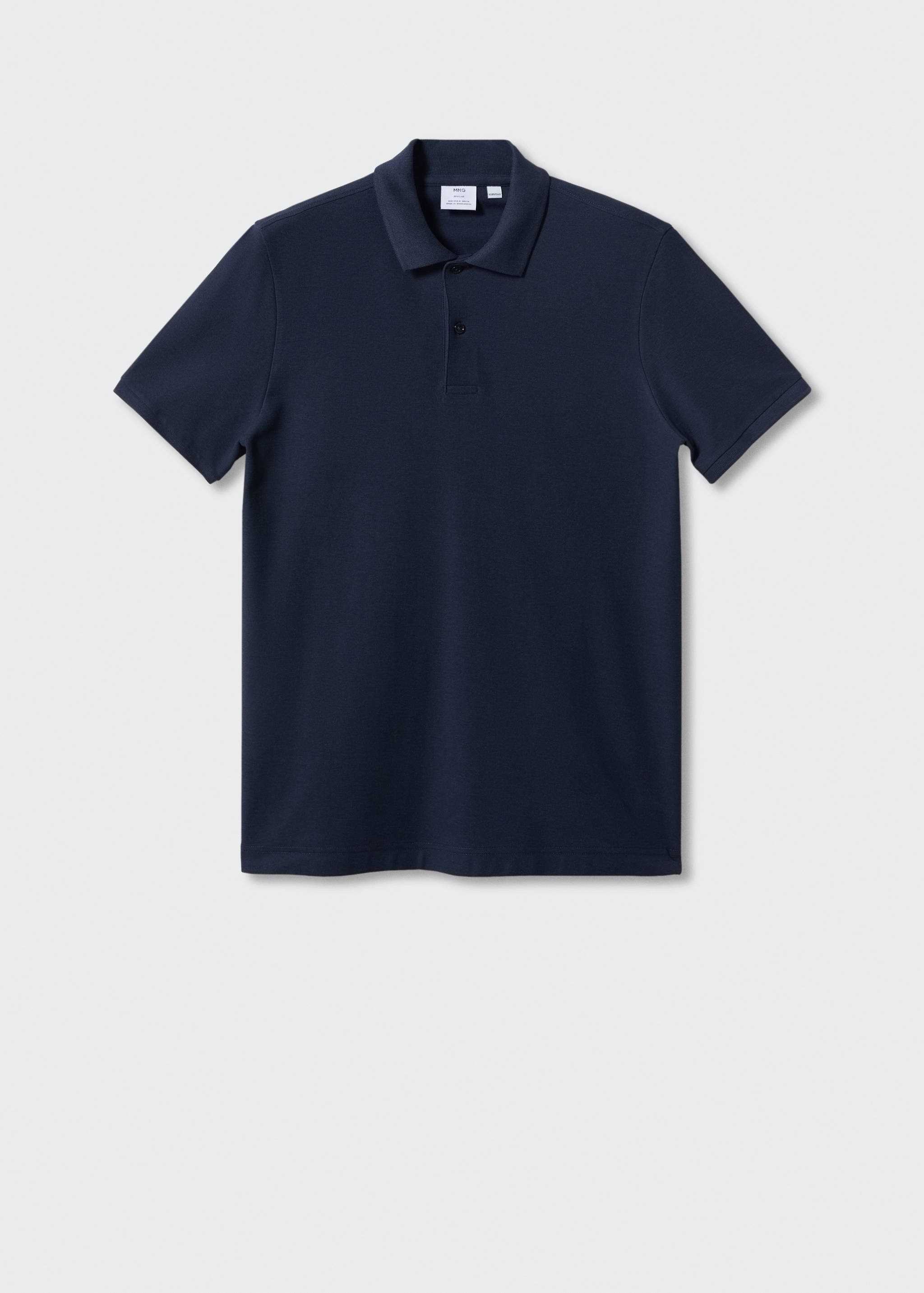 100% cotton pique polo shirt - Article without model