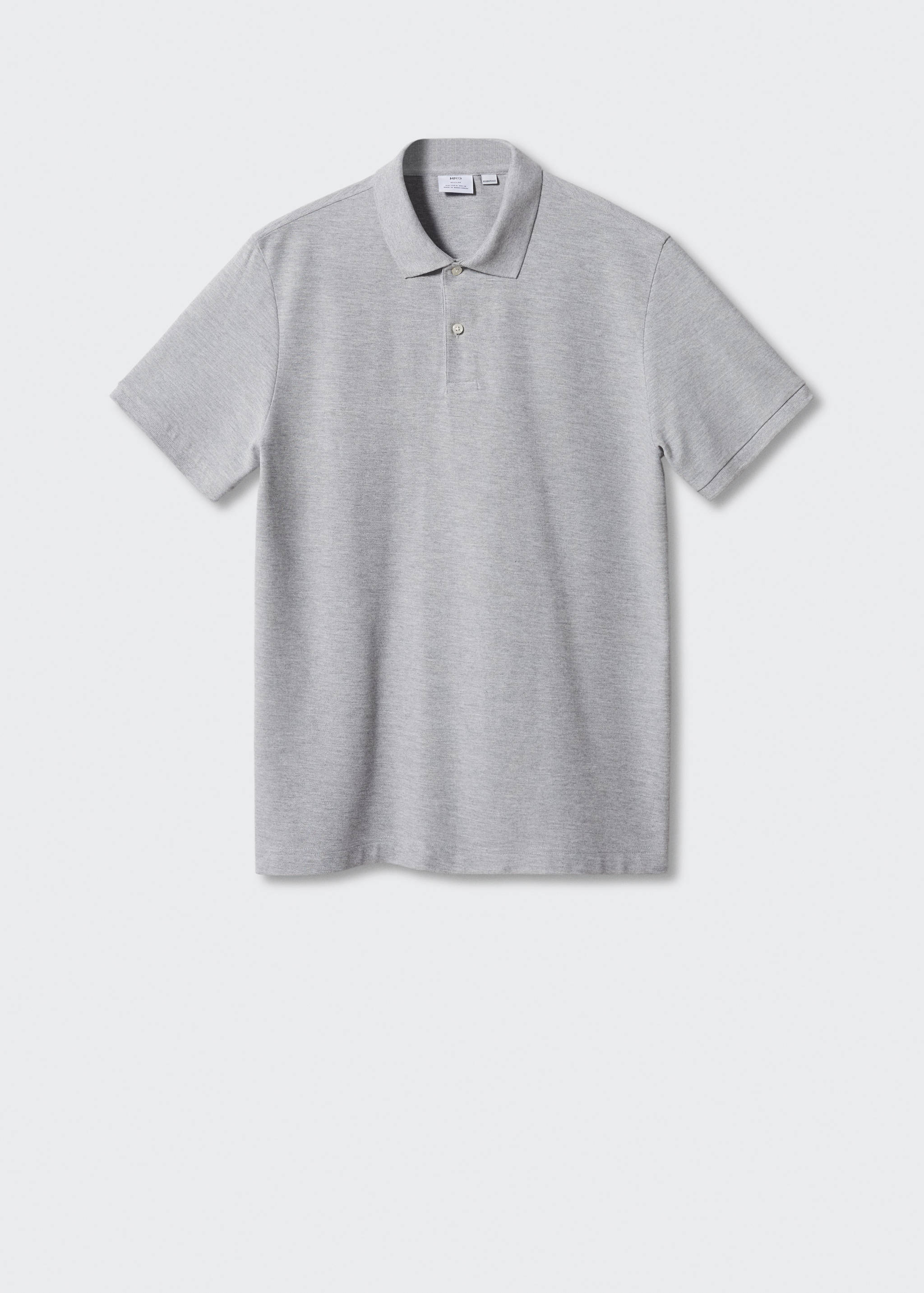 100% cotton pique polo shirt - Article without model
