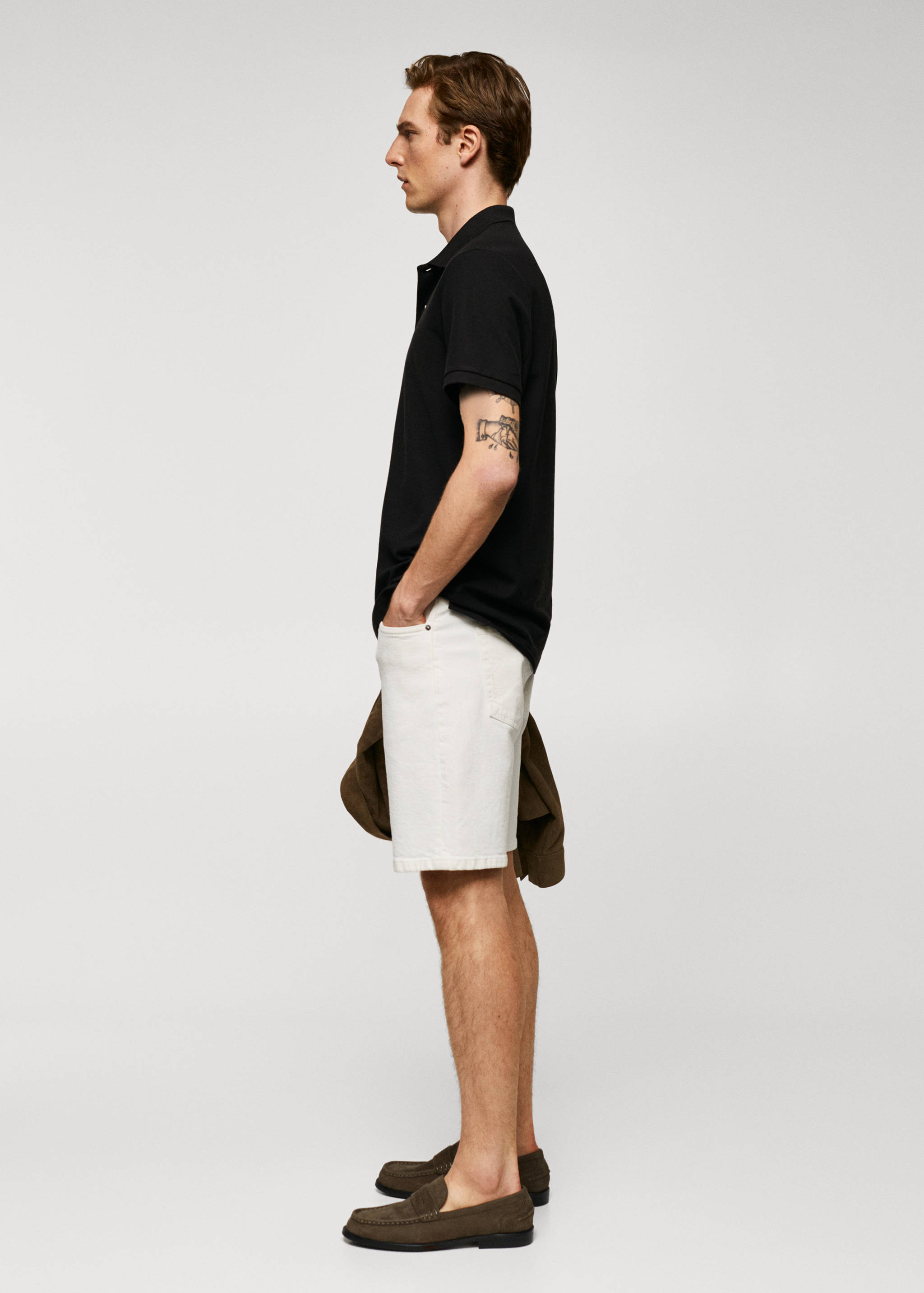 100% cotton pique polo shirt - Details of the article 2