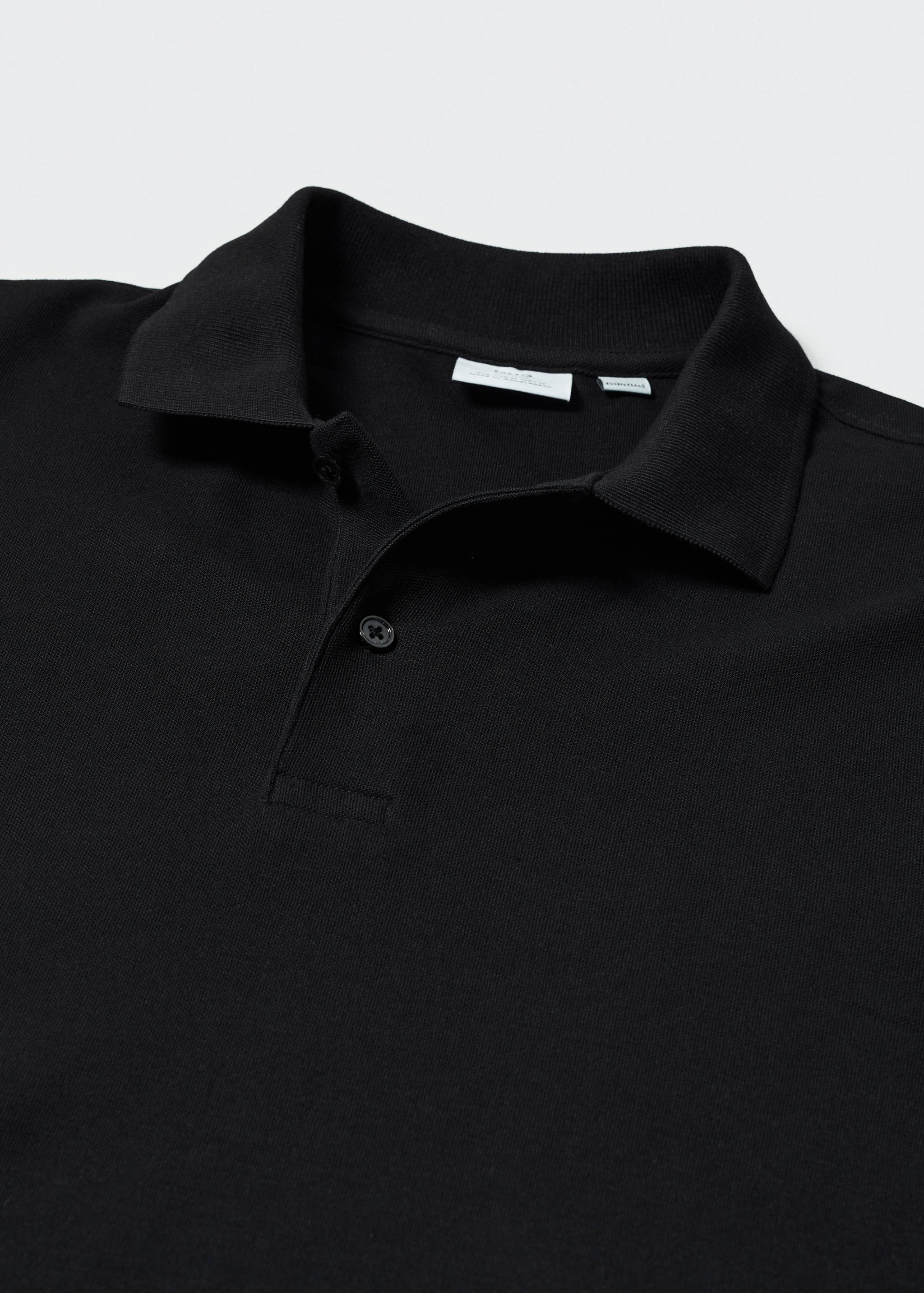100% cotton pique polo shirt - Details of the article 8