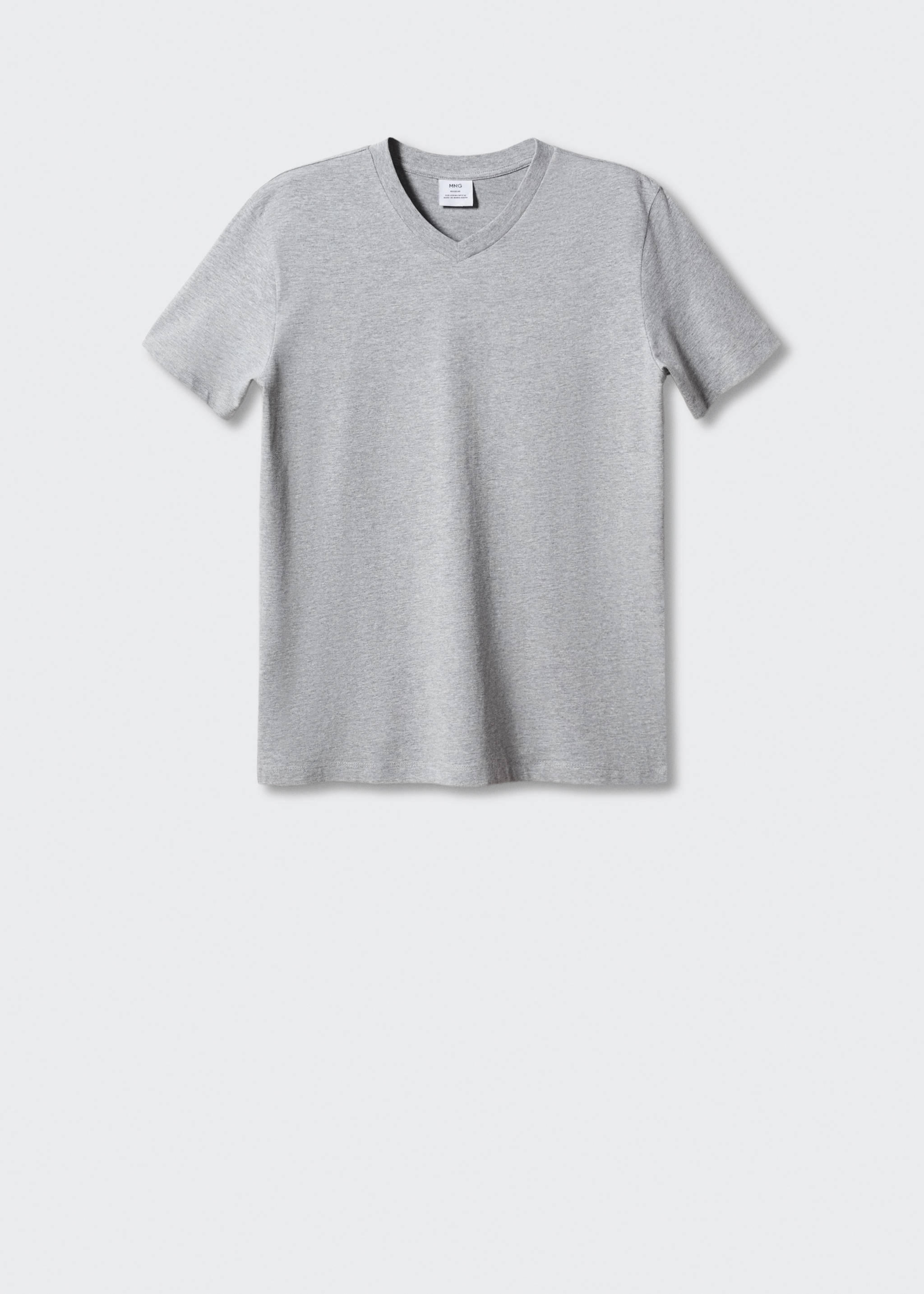 T-shirt basique coton col V - Article sans modèle