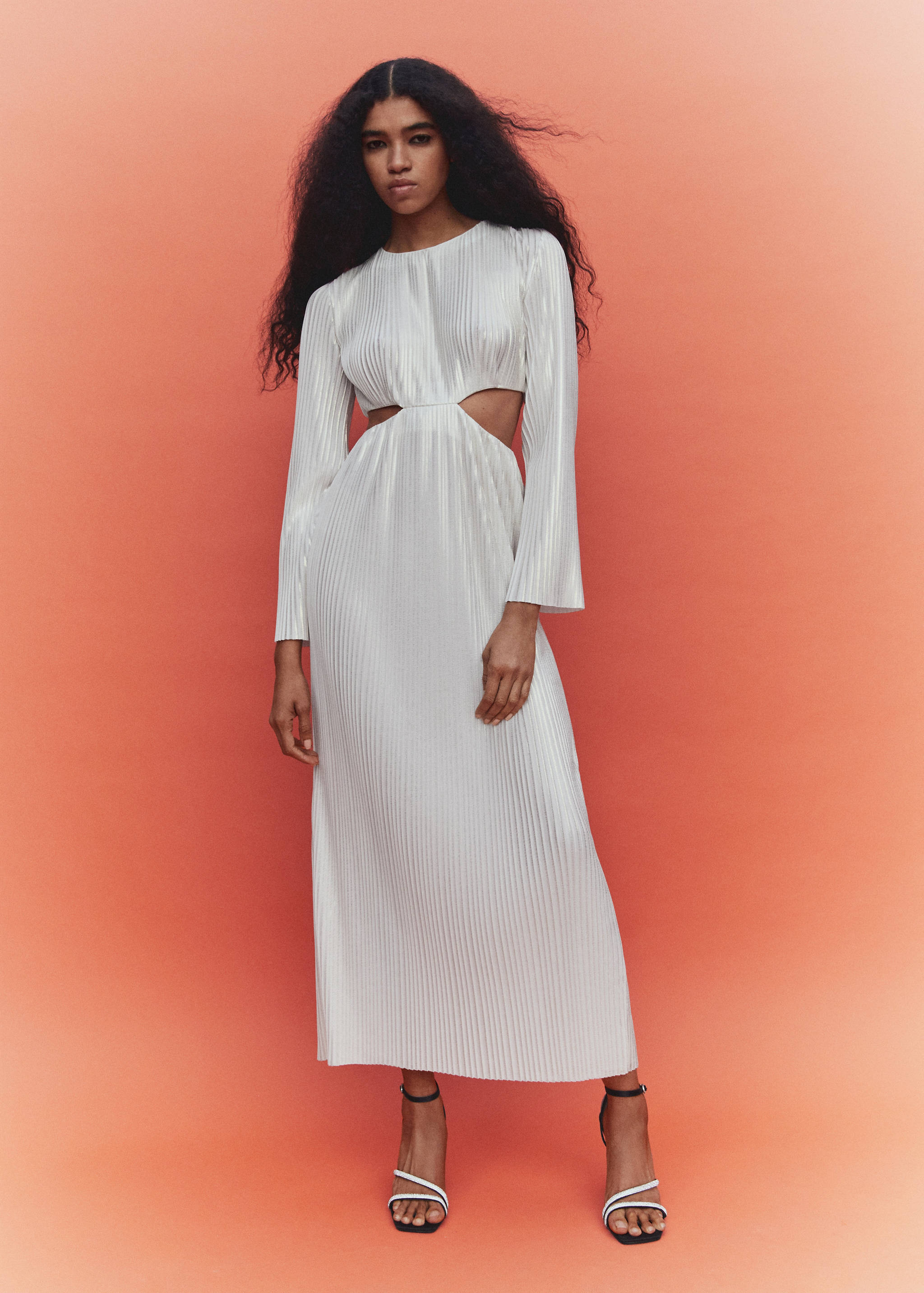 Vestido plisado aberturas - Detalle del artículo 6