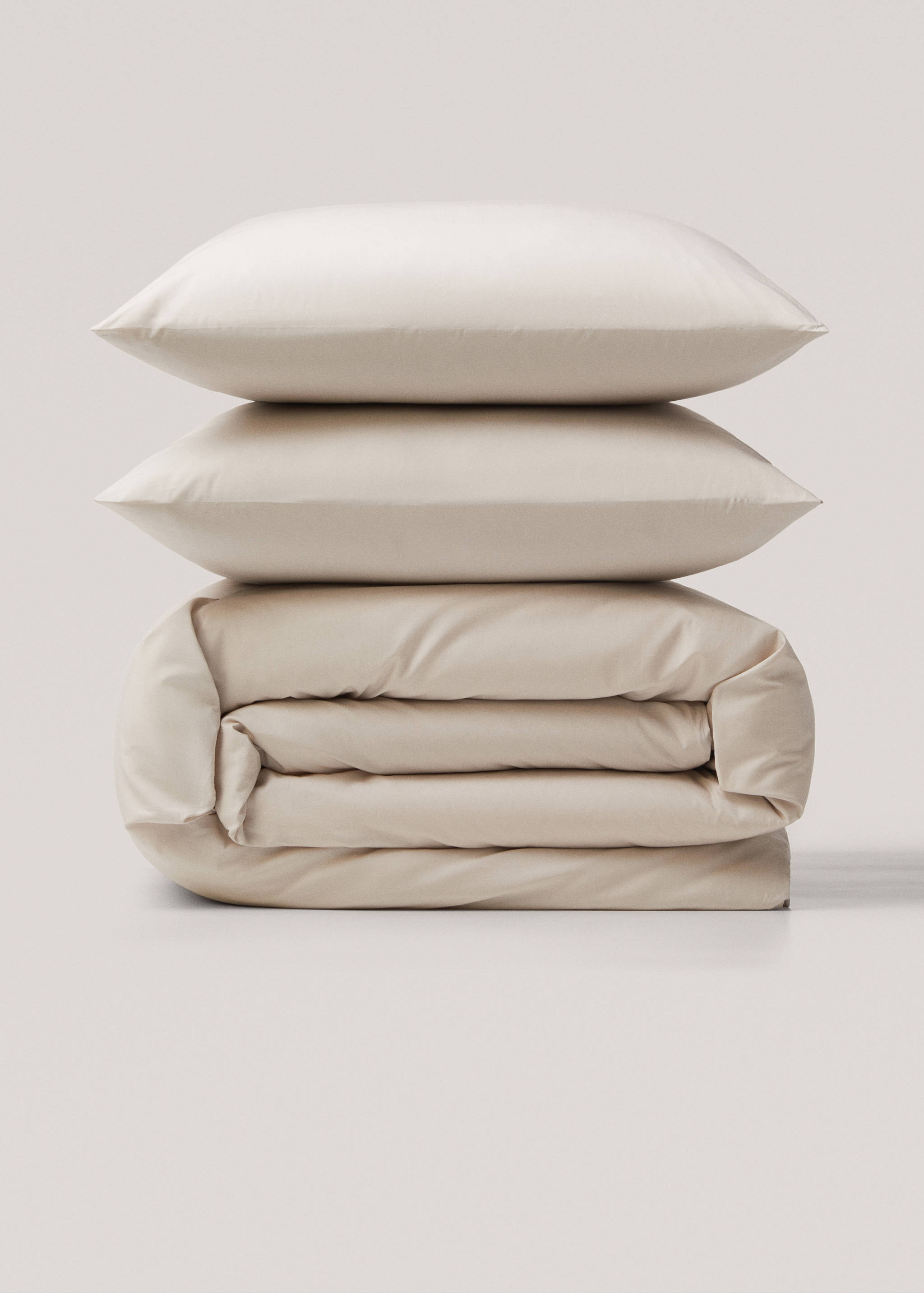 Housse de couette percale de coton 300 fils lit 135 cm - Article sans modèle