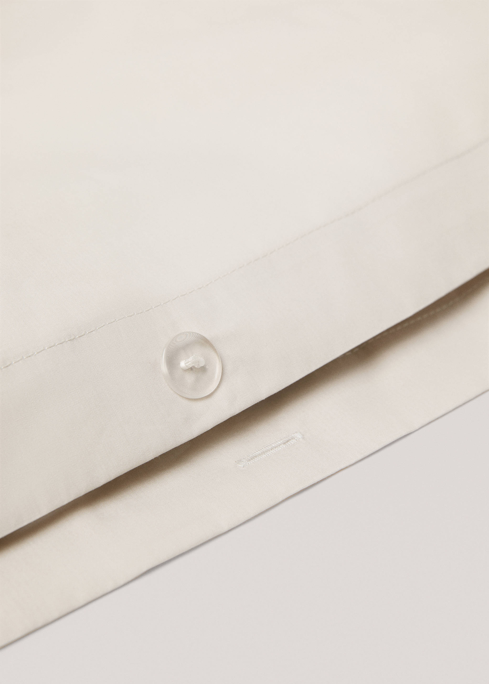 Housse de couette percale de coton 300 fils lit 135 cm - Détail de l'article 1