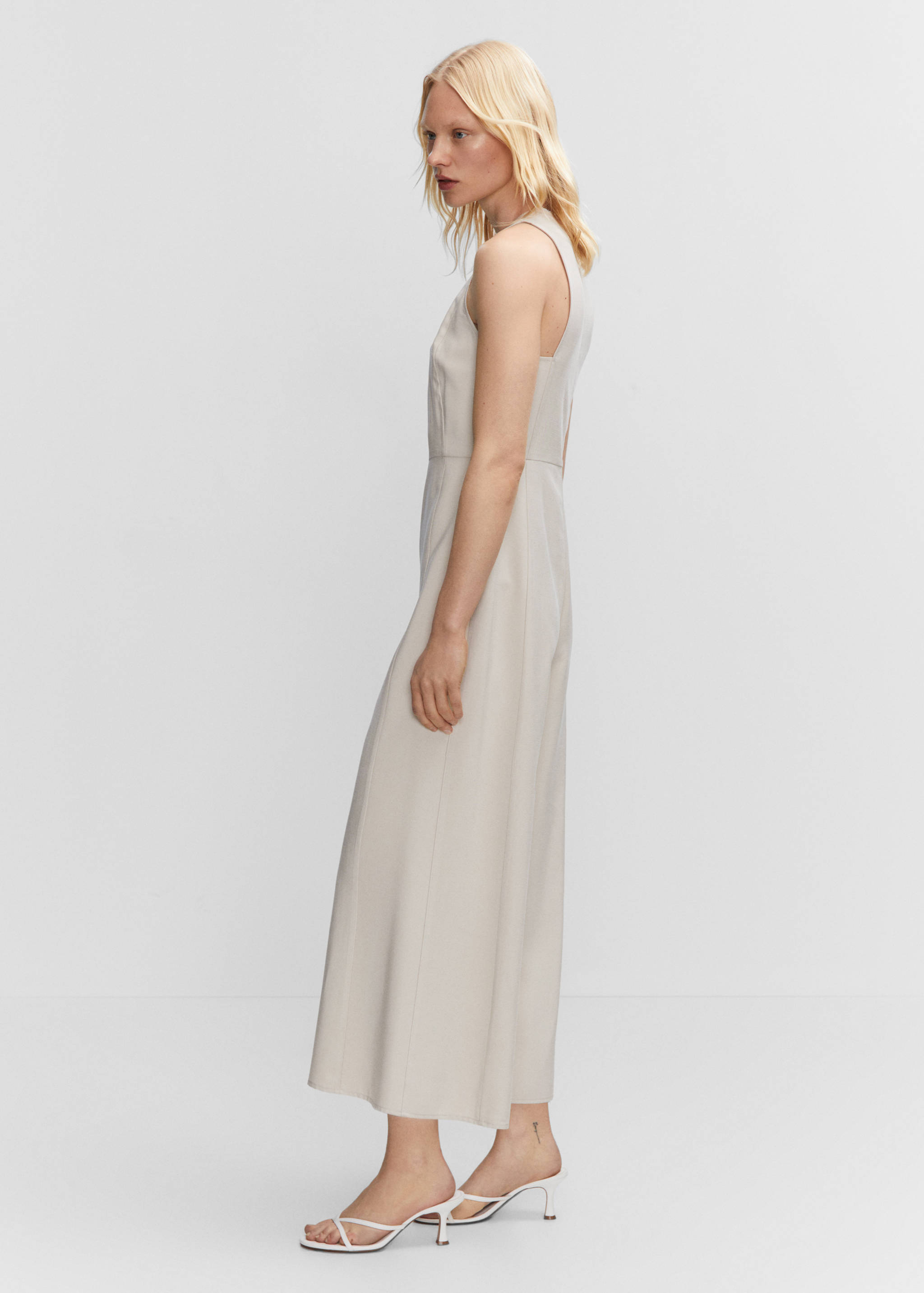 Cropped jumpsuit with straps - Details of the article 4