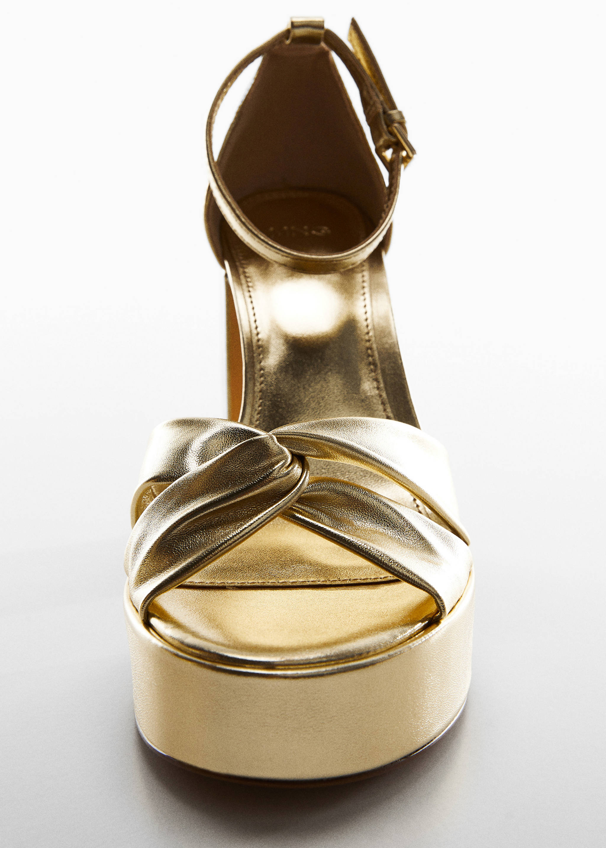 Metallic heel sandals - Details of the article 5