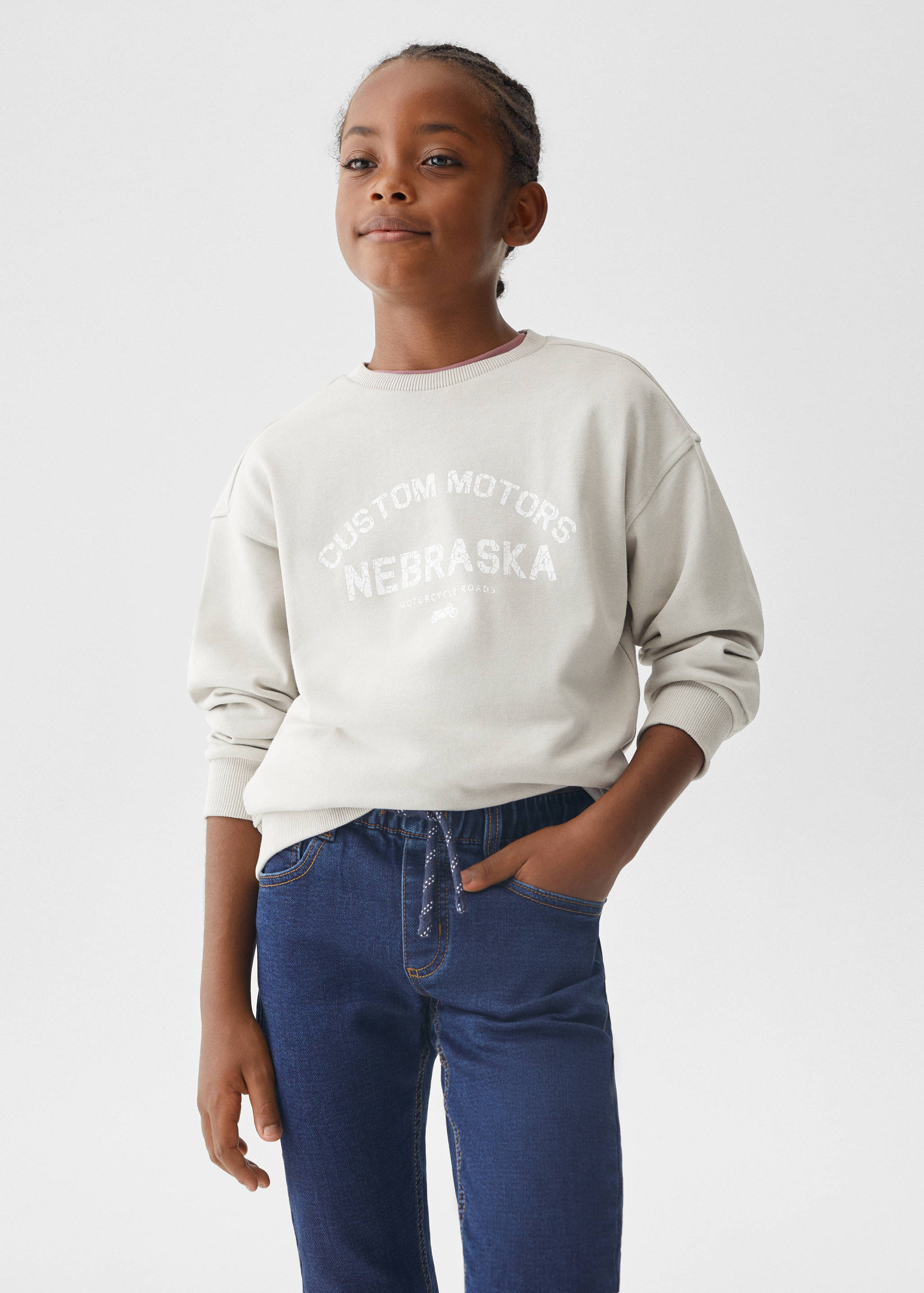 Comfy-fit jeans - Medium plane