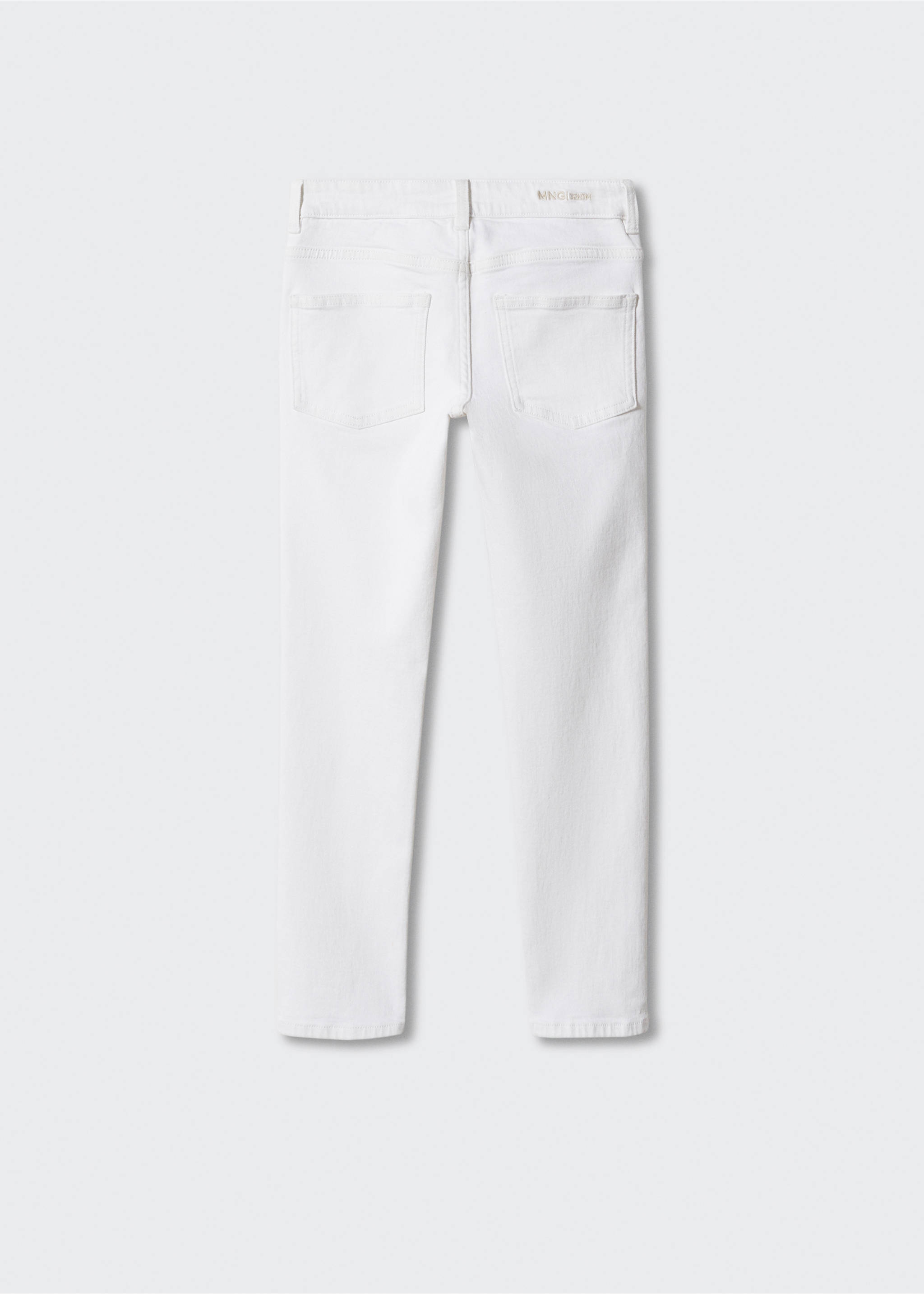 Slim-fit jeans - Reverse of the article, White. Ref: 57012522-00.