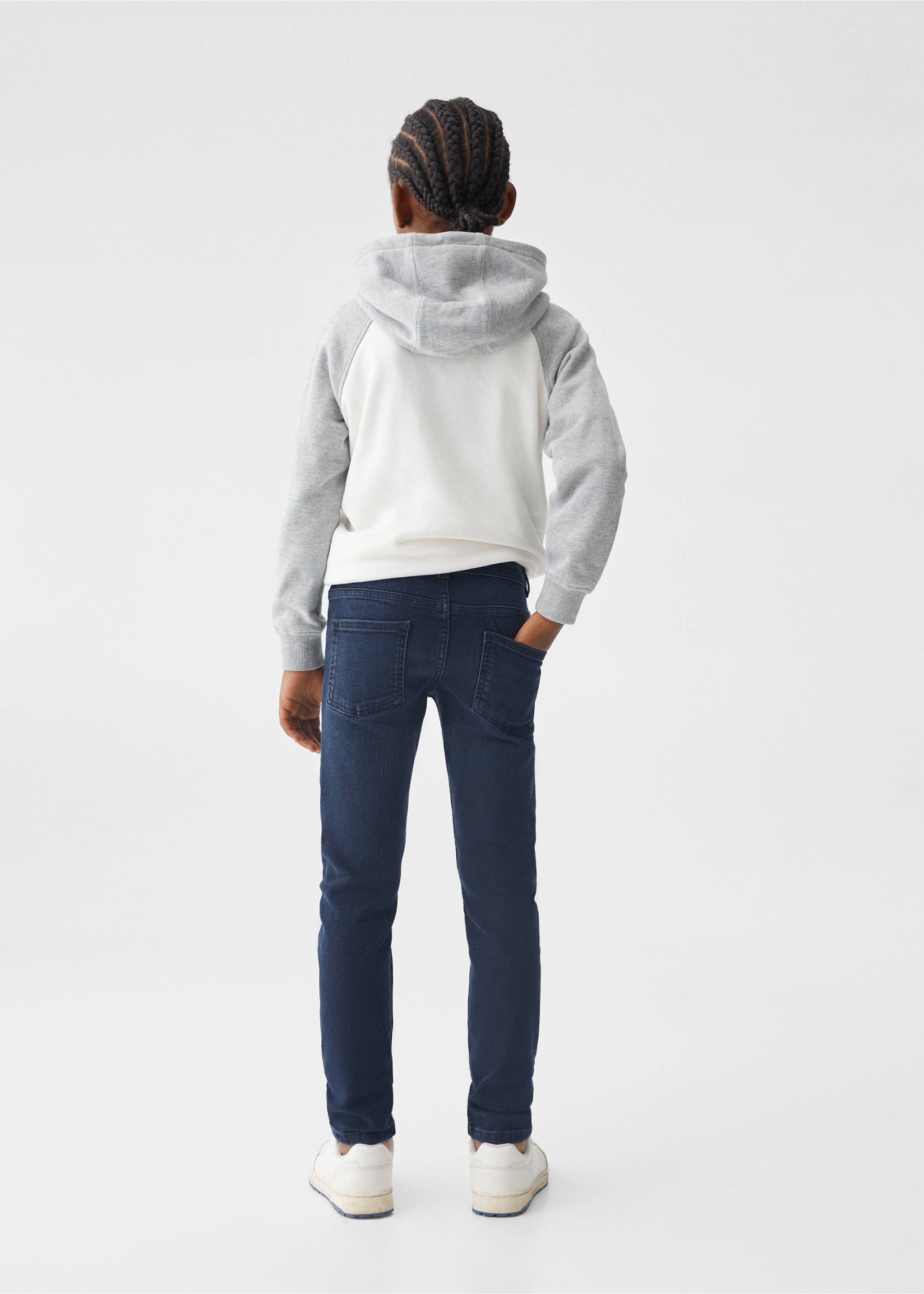Slim-fit jeans - Reverse of the article, Deep Dark Blue. Ref: 57012522-00.