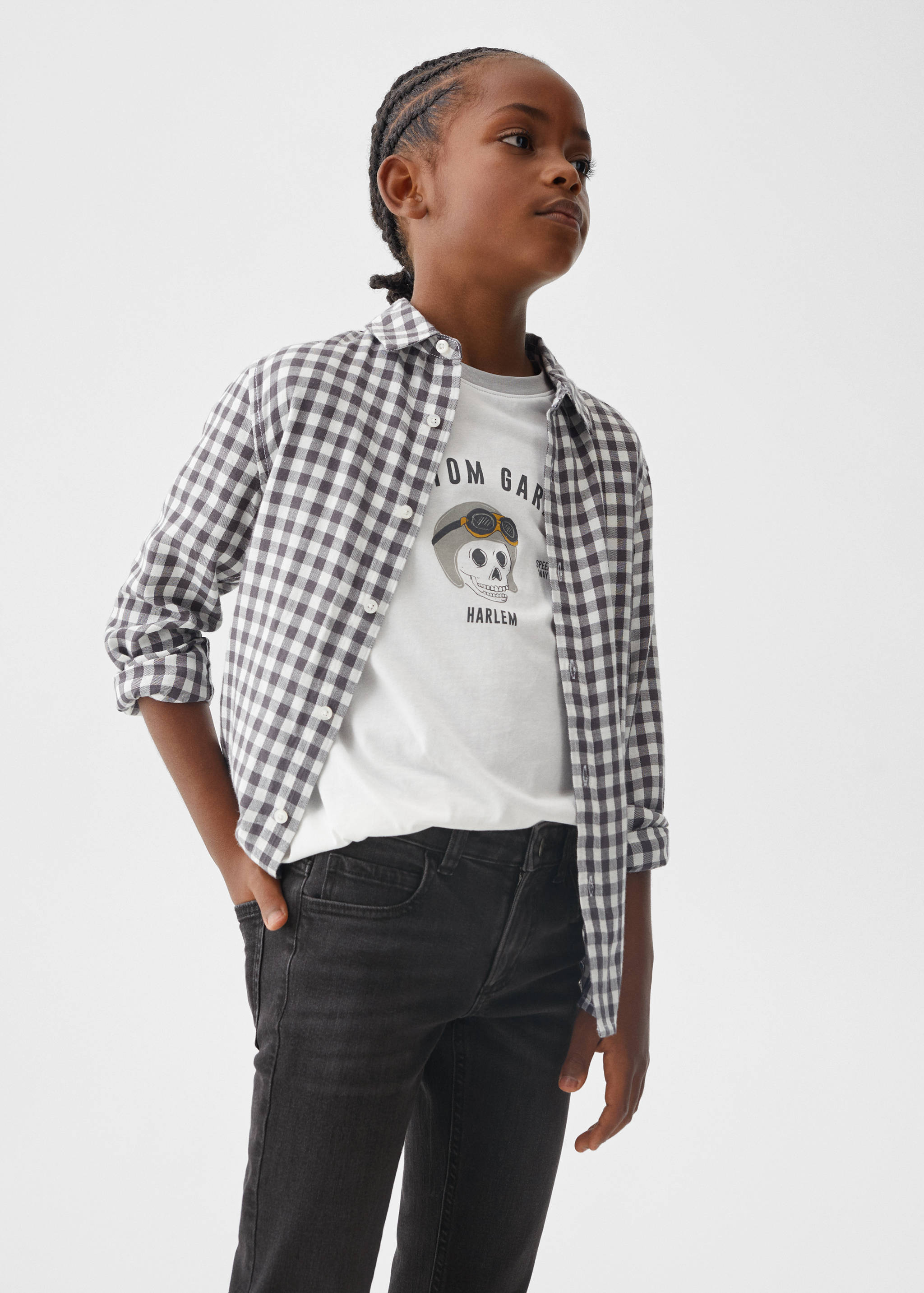 Slim-fit jeans - Medium plane