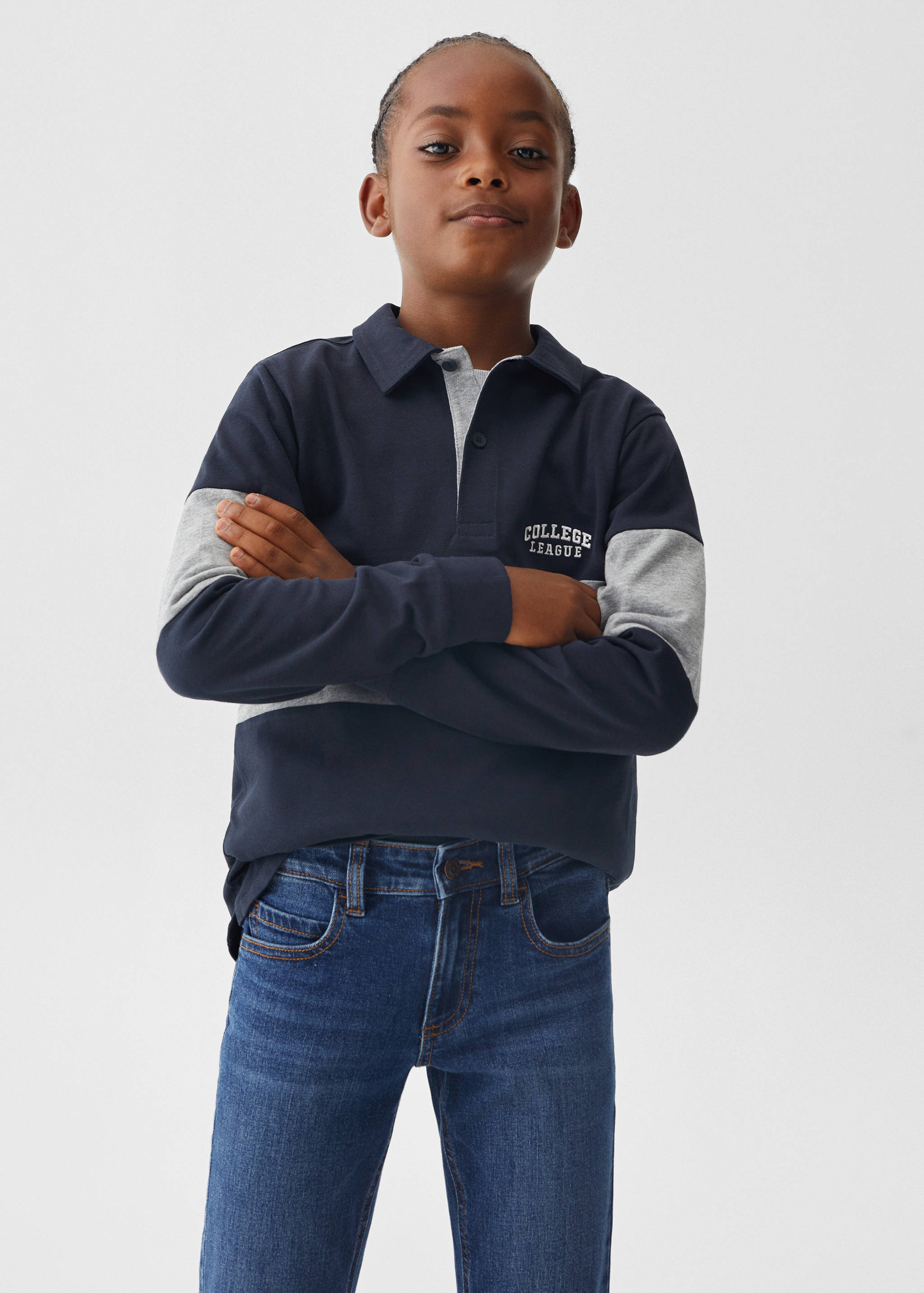 Slim-fit jeans - Medium plane