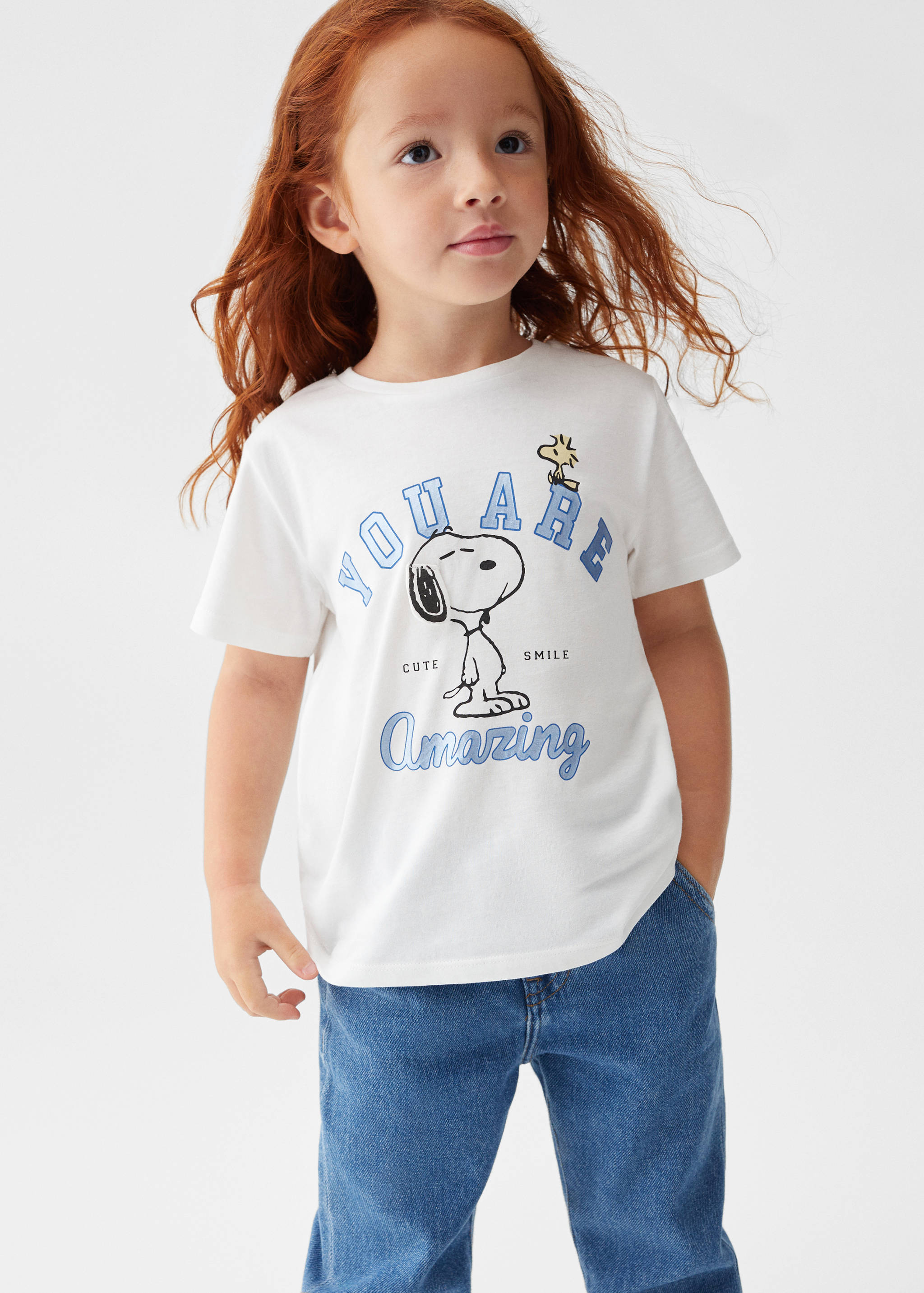 T-shirt brodé - Snoopy - Juste un T-shirt
