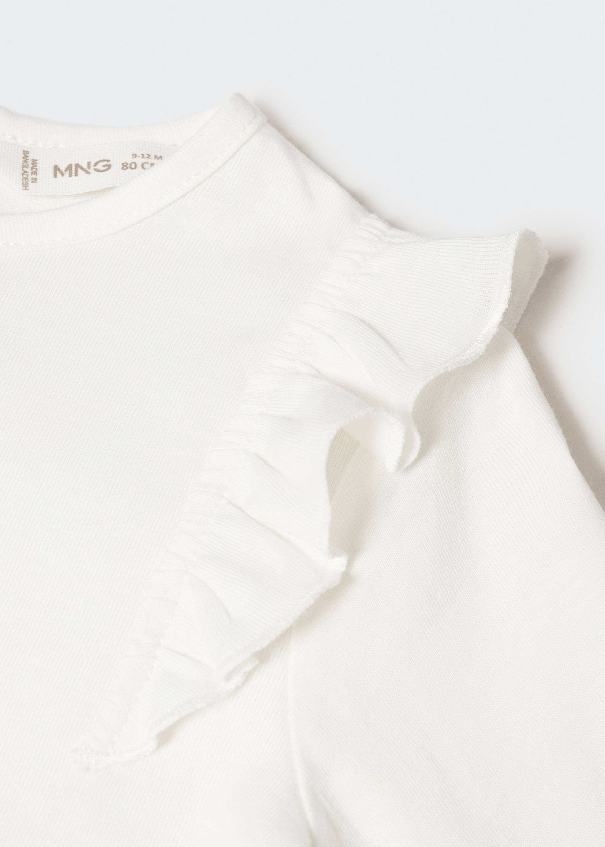 Long -sleeved t-shirt with ruffles - Детальніше про товар 8