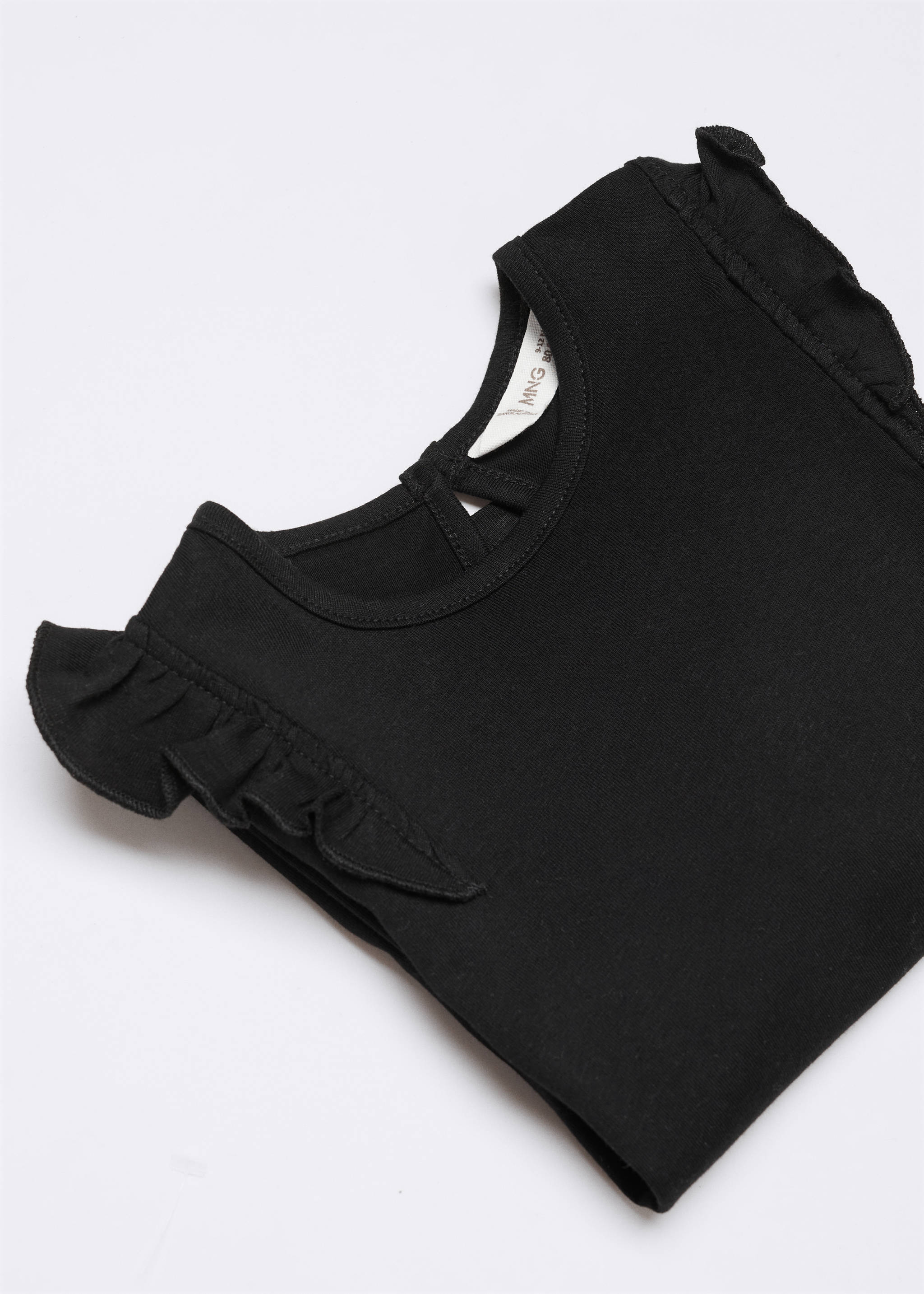 Long -sleeved t-shirt with ruffles - Детальніше про товар 0