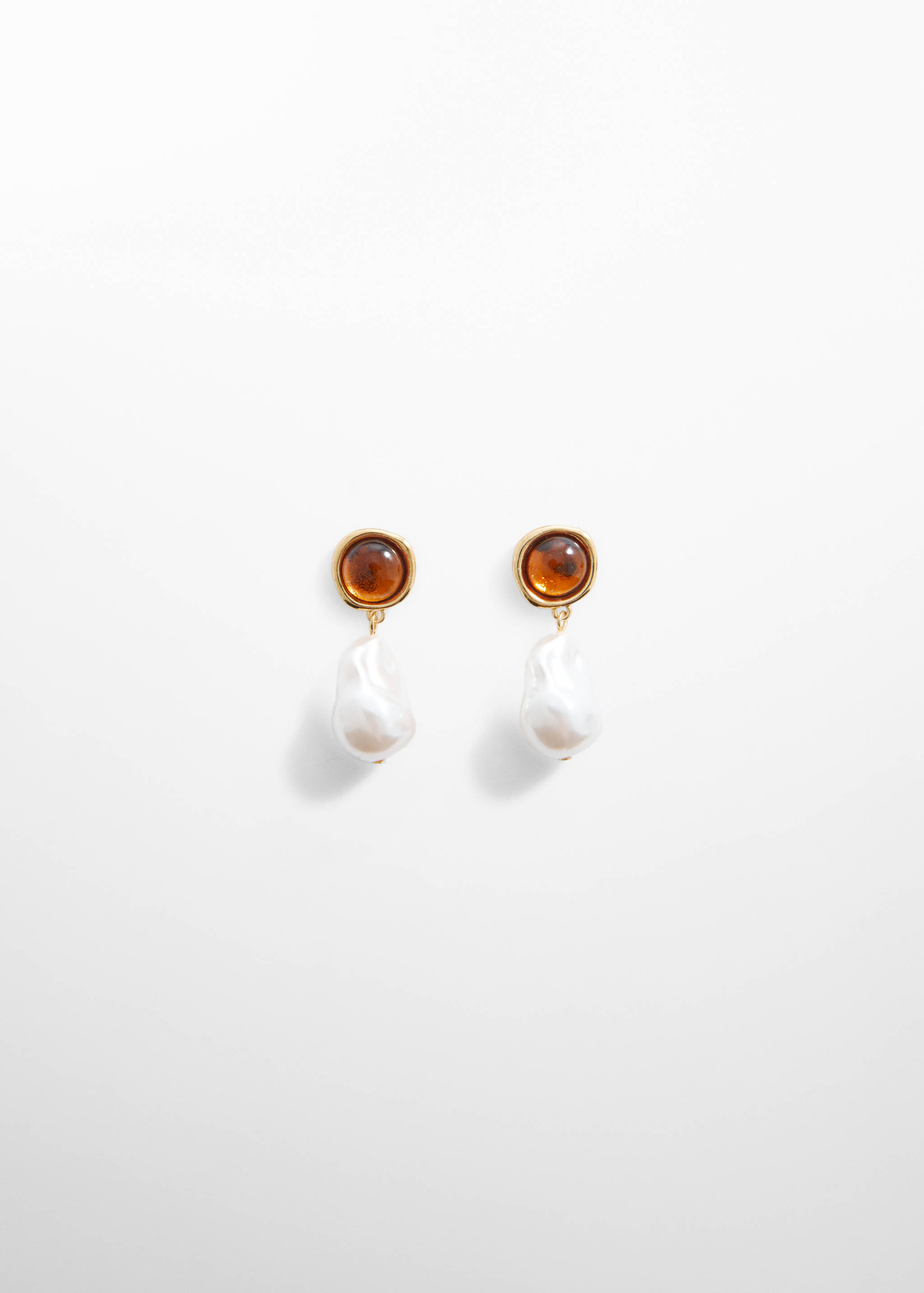 Combined stone earrings - Article without model