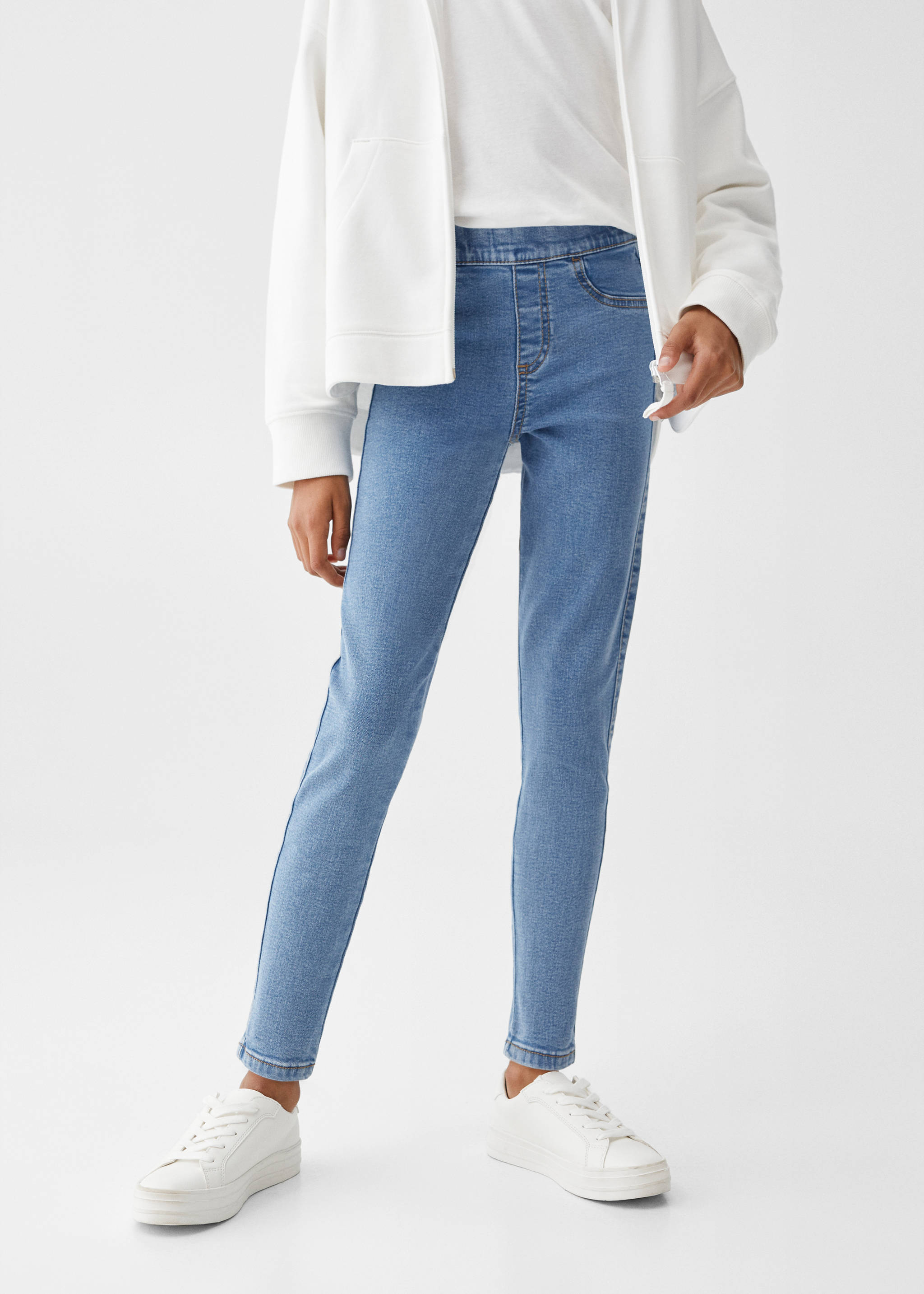 Jean taille élastique - Plan moyen