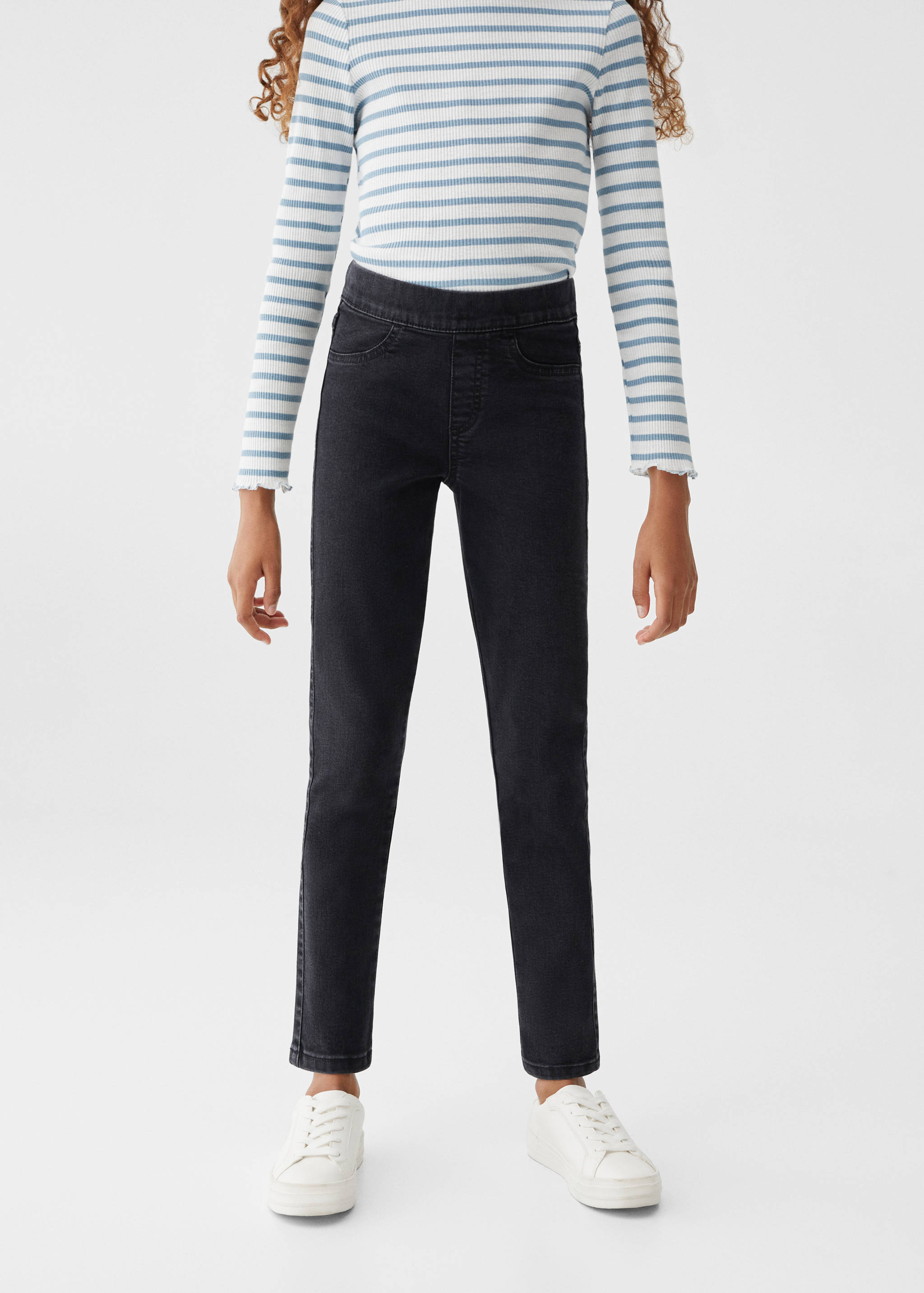 Jean taille élastique - Plan moyen