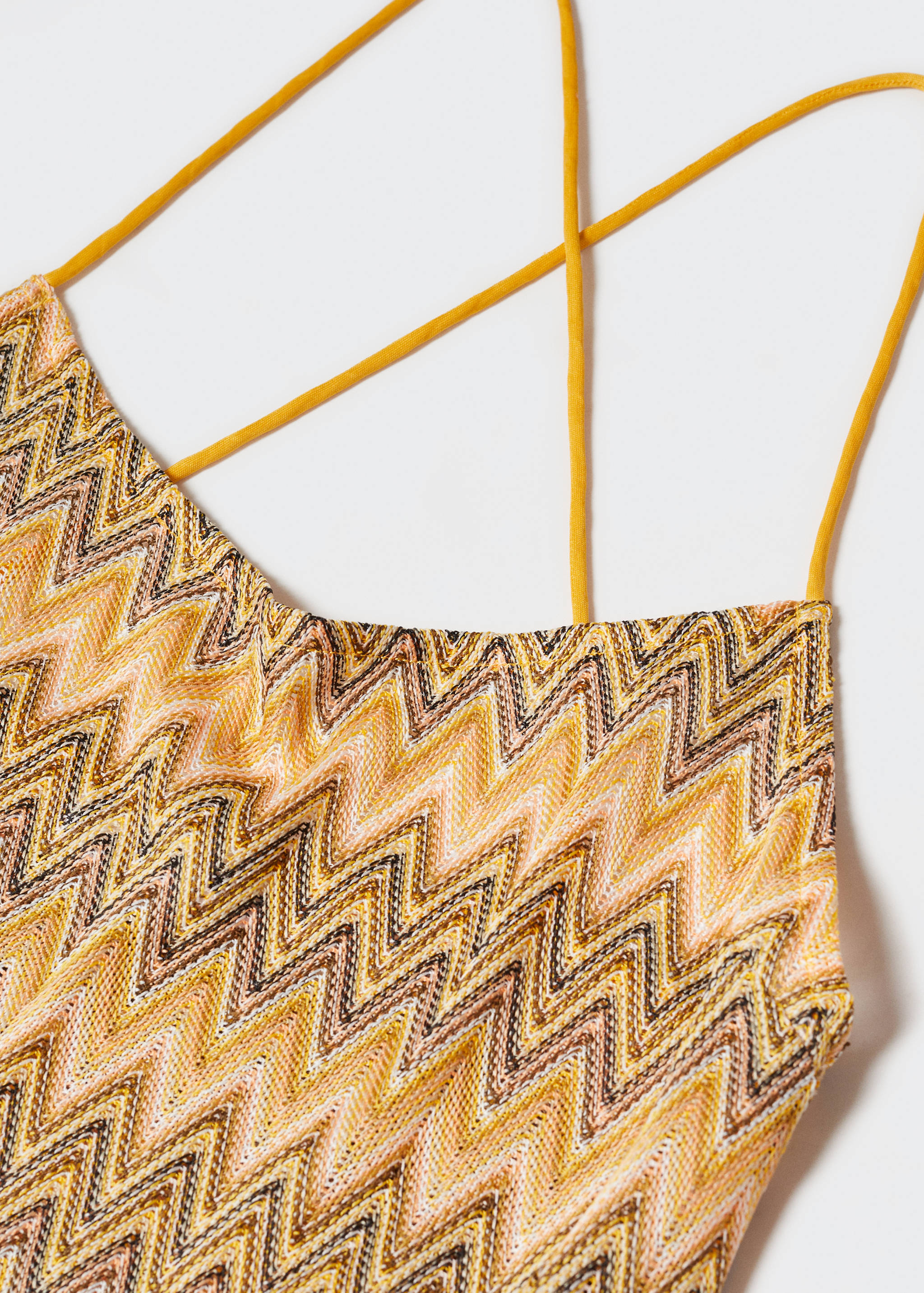 Geometric pattern dress - Details of the article 8