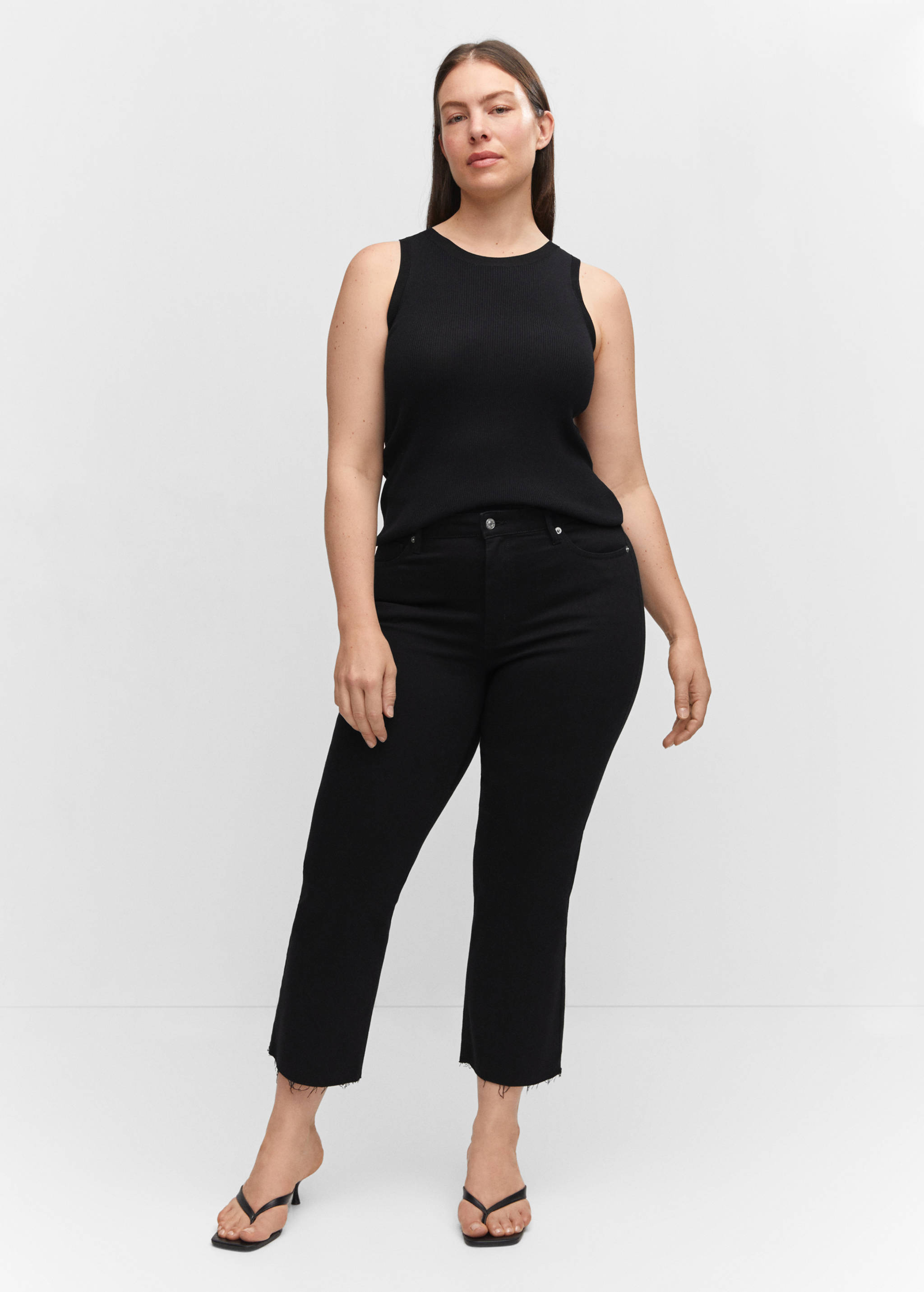 Sienna flared cropped jeans - Details of the article 3