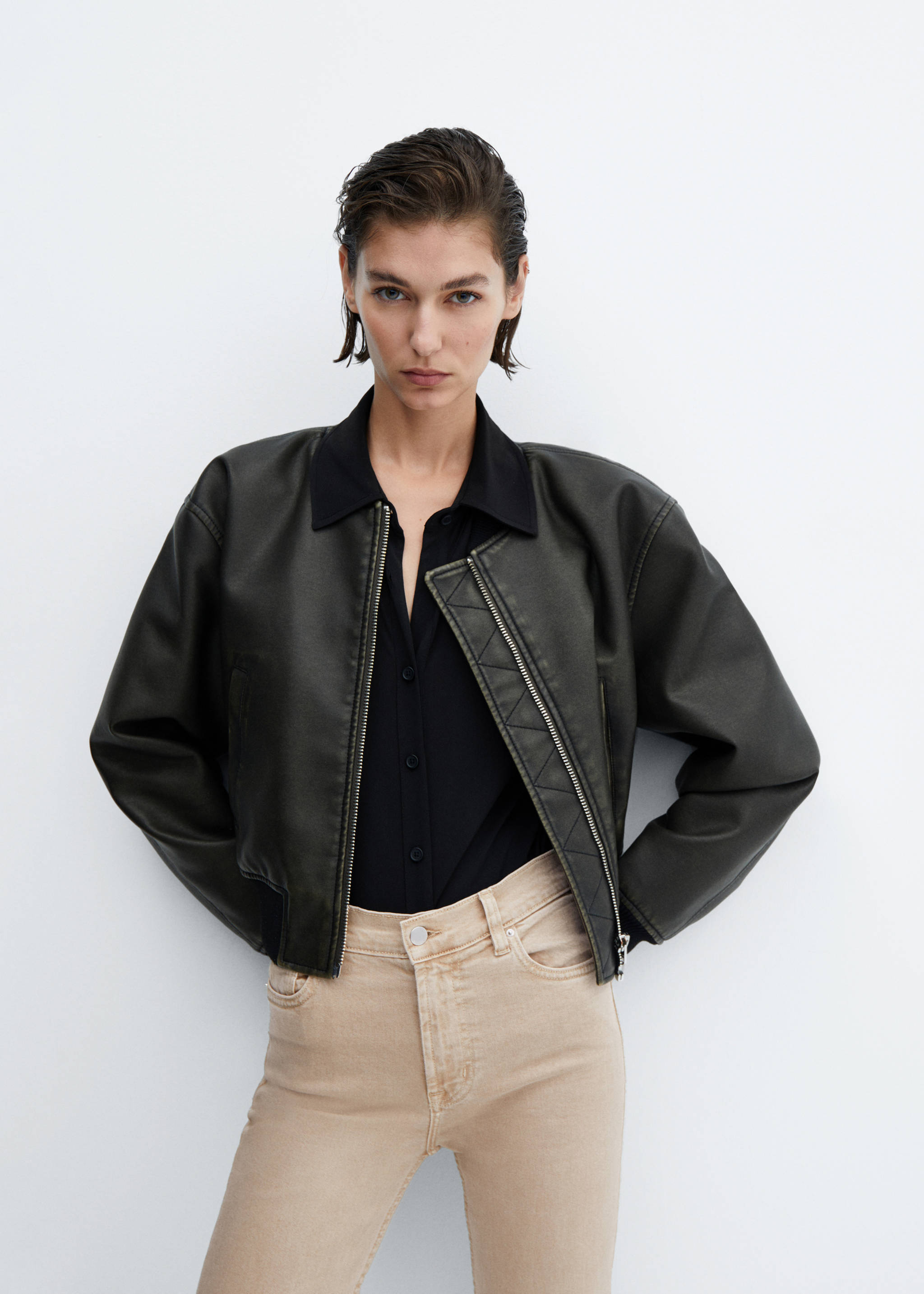 Sienna flared cropped jeans - Details of the article 1