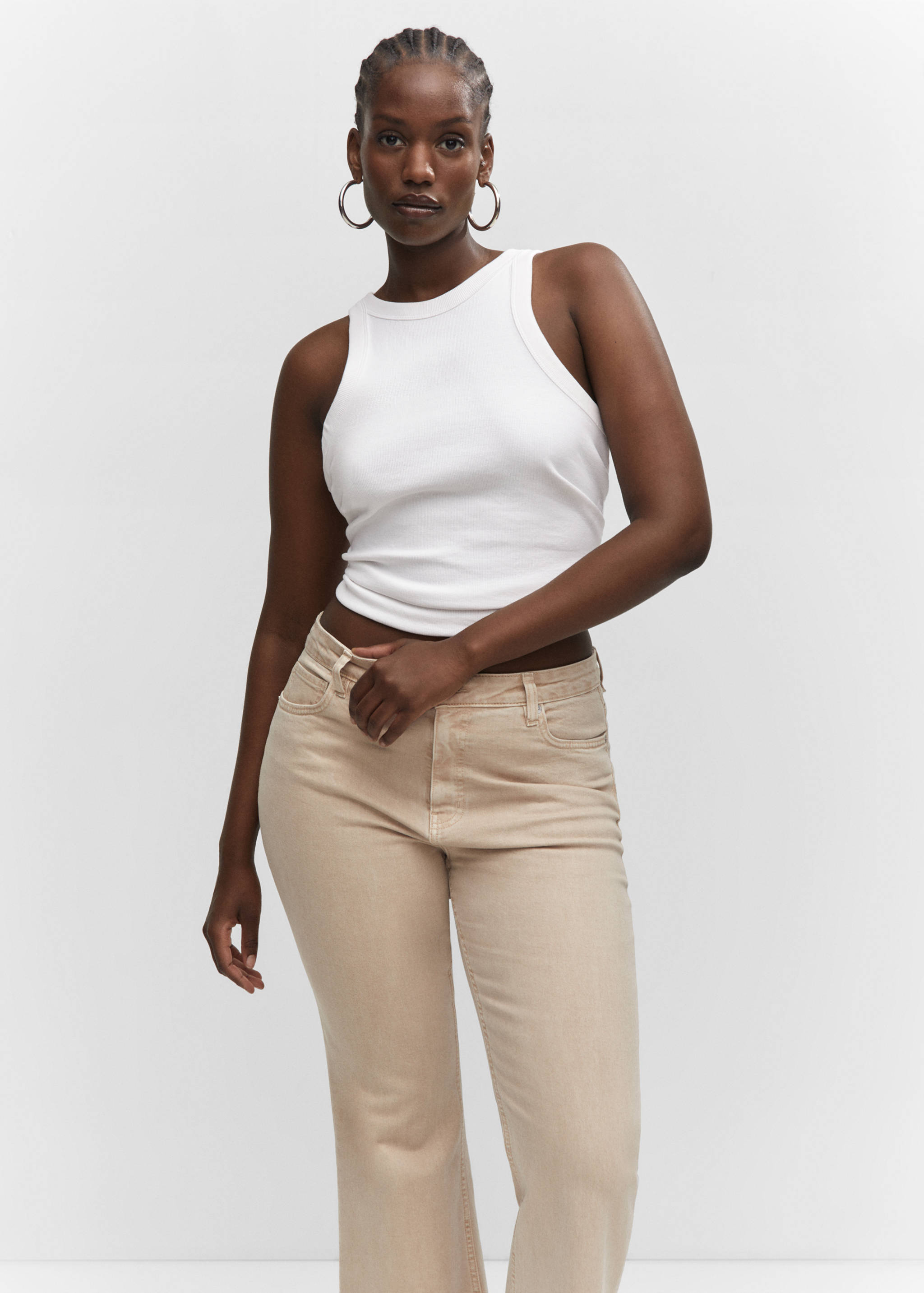 Sienna flared cropped jeans - Details of the article 5