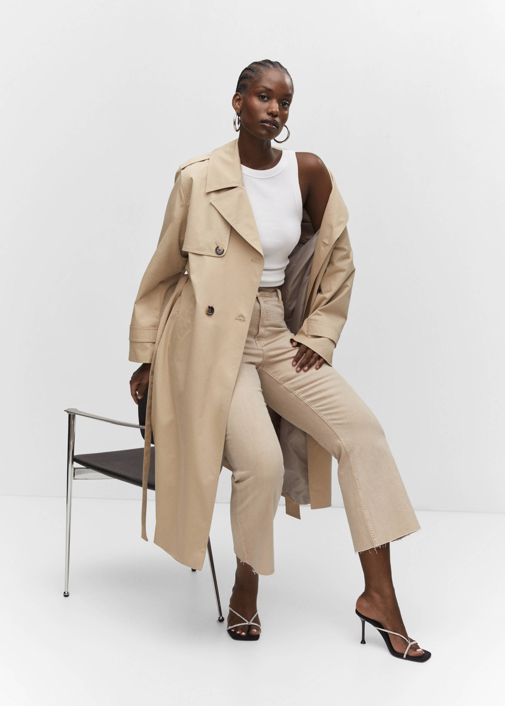 Sienna flared cropped jeans - Details of the article 4