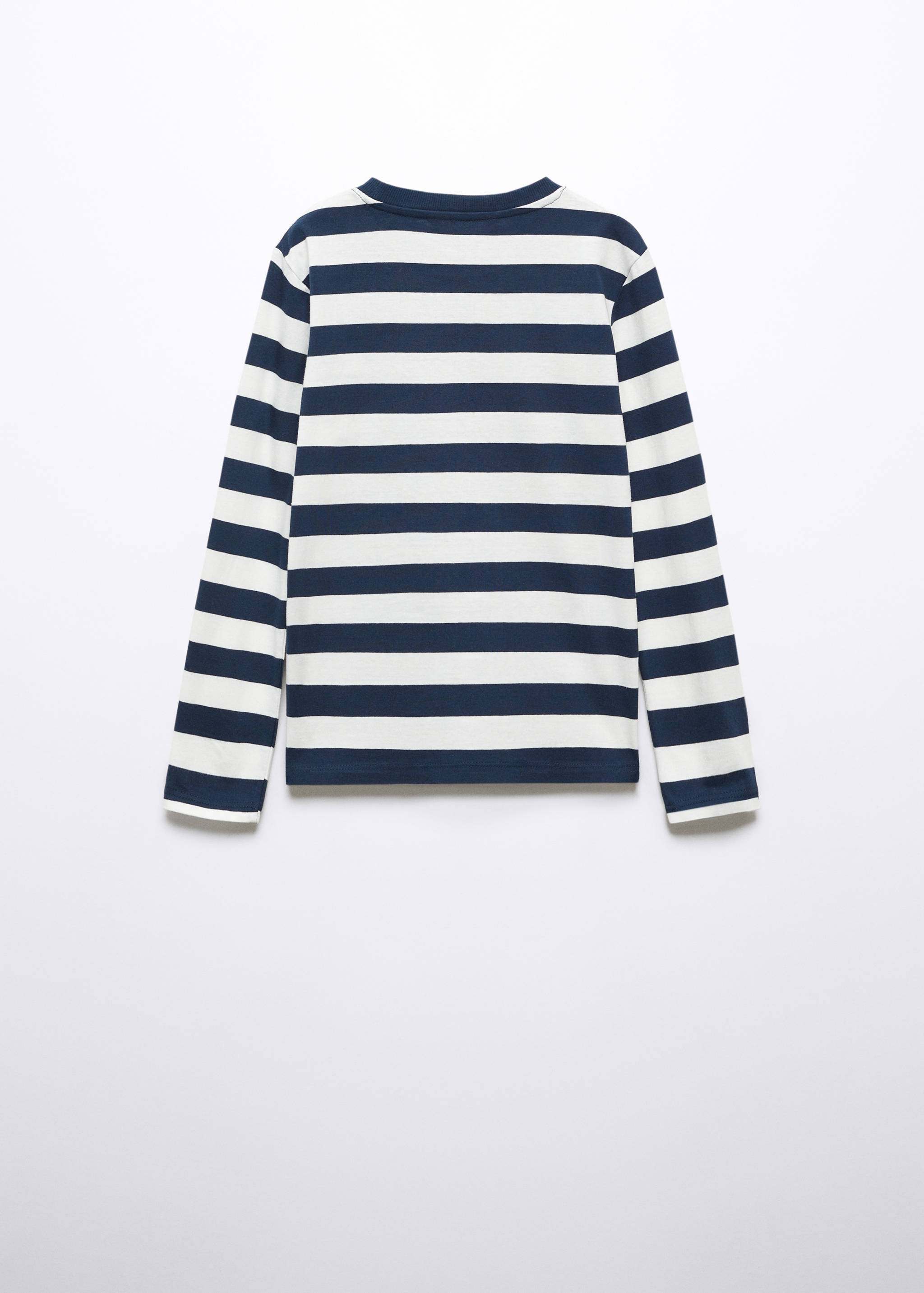 Striped long sleeves t-shirt - Reverse of the article