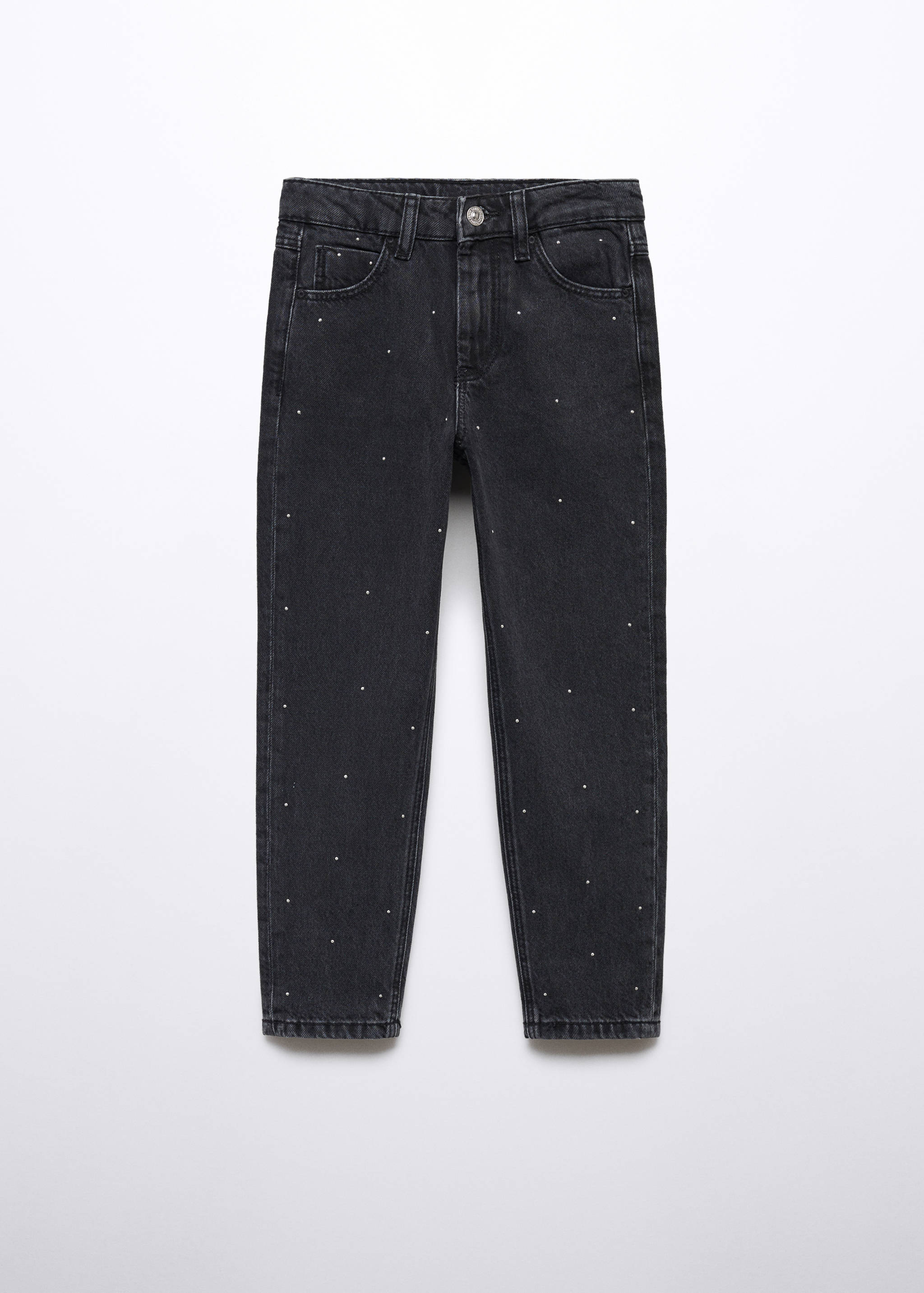 Shiny mom-fit jeans - Article without model