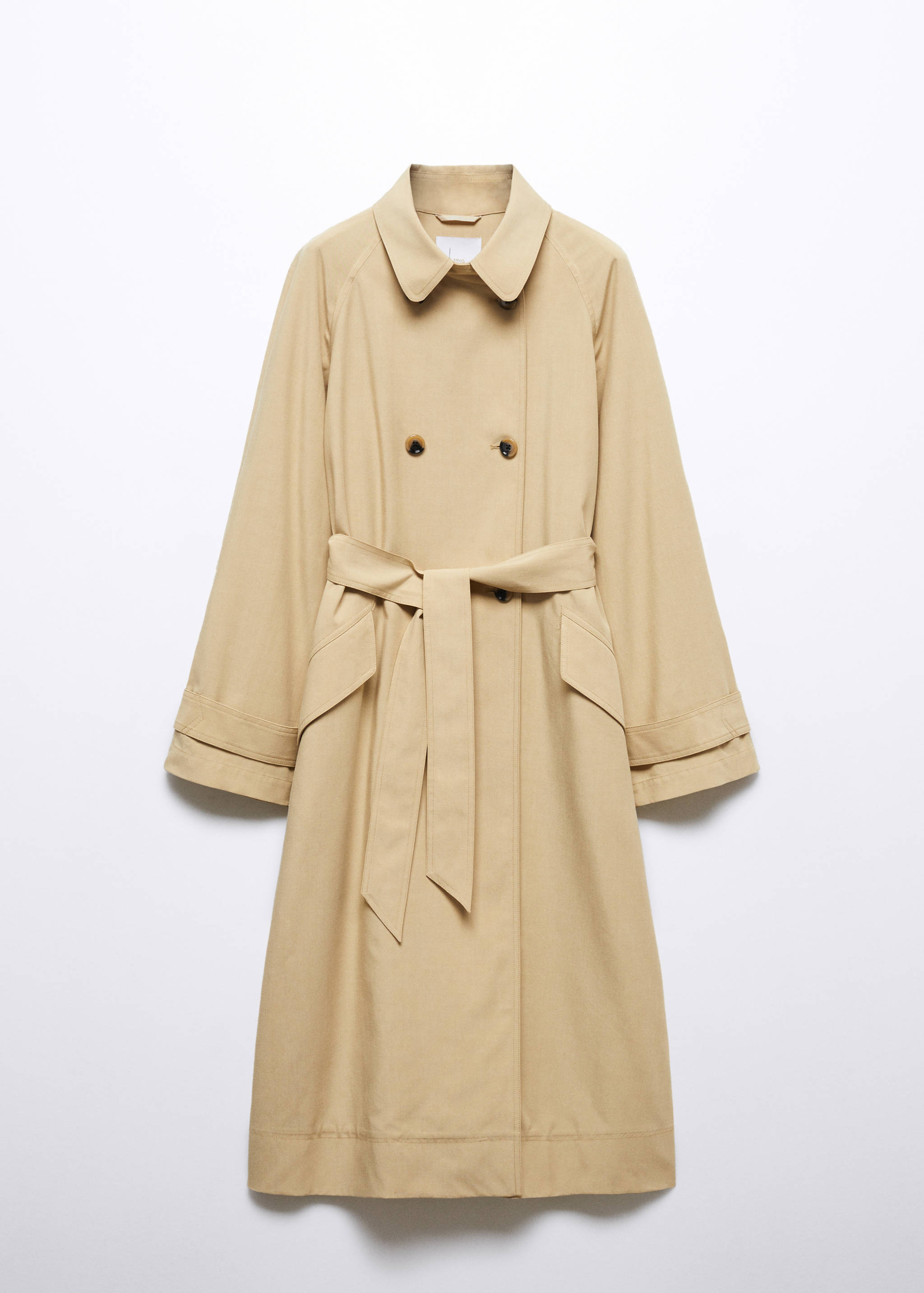 Fluid tencel trench coat - Article without model