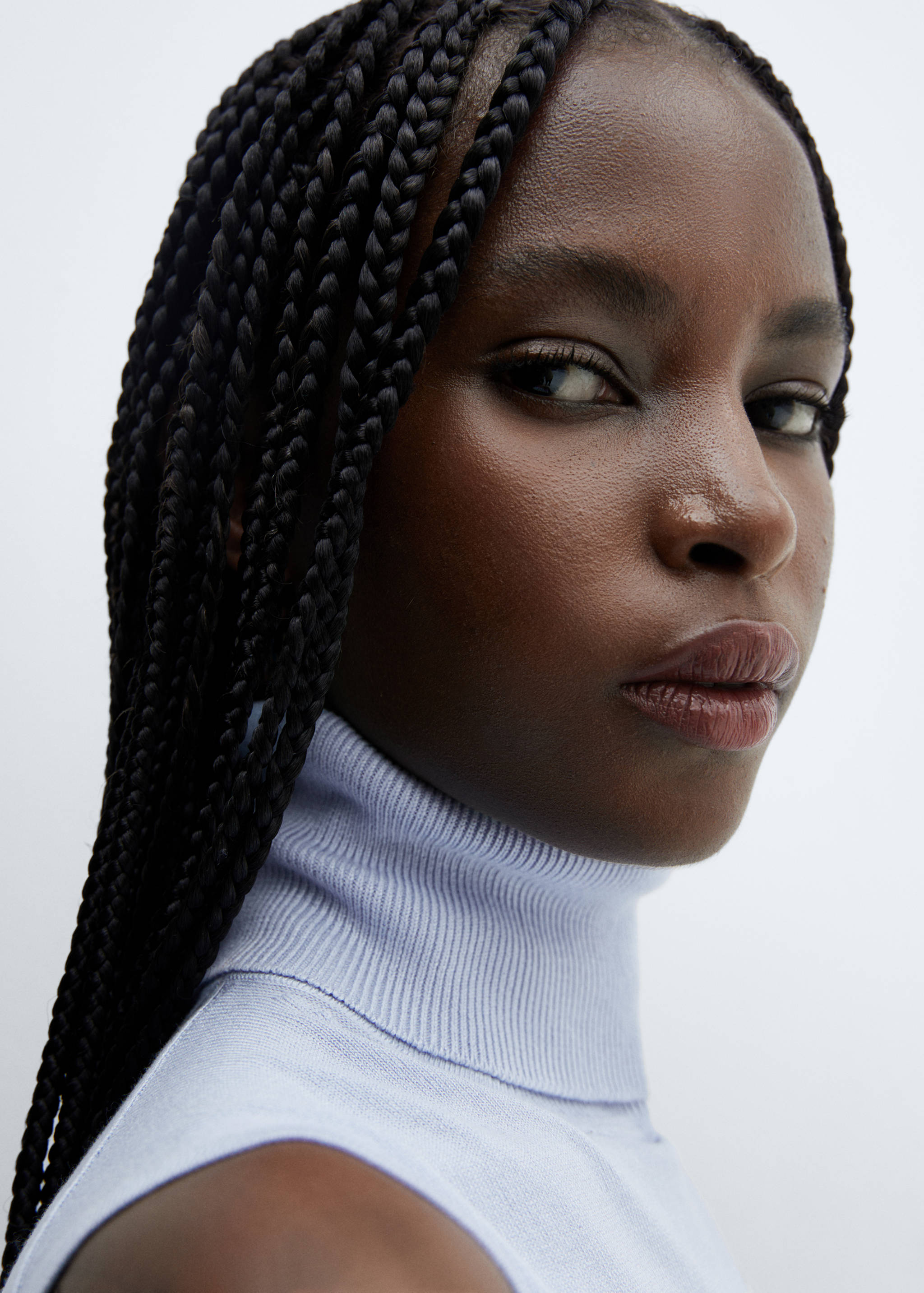 Turtleneck knit top - Details of the article 1