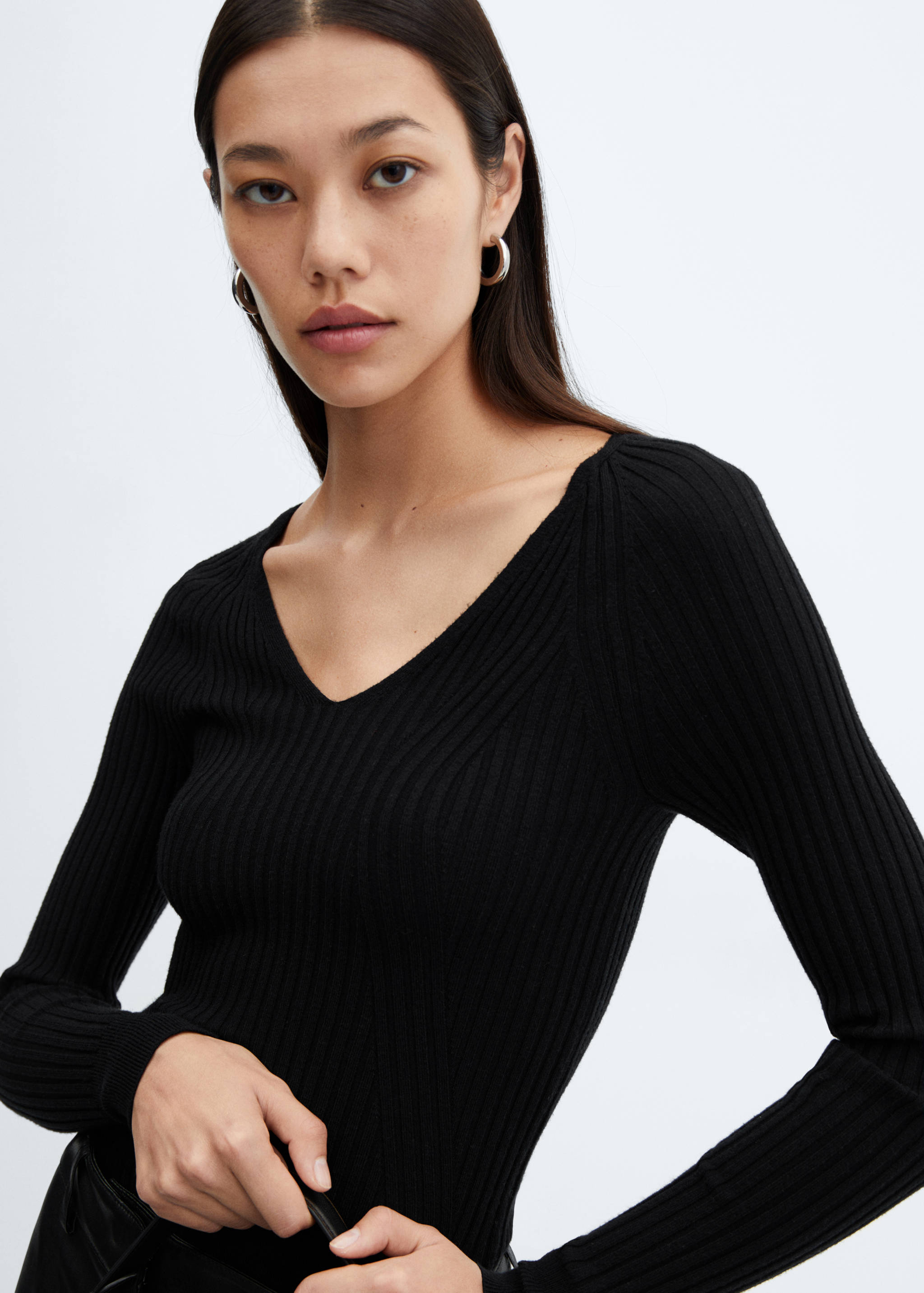 Turtleneck knit top - Details of the article 1