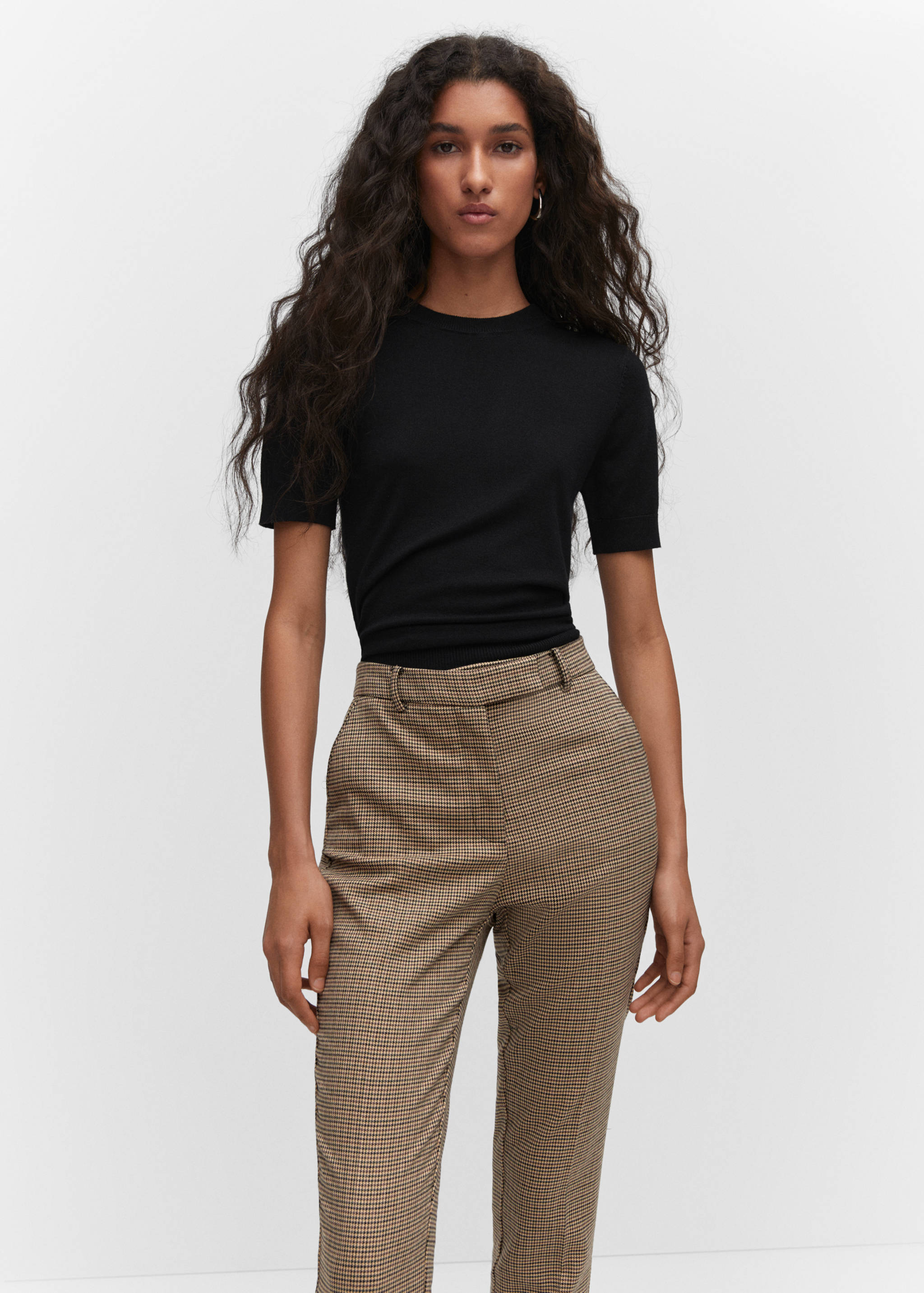 中腰紧身裤 - null