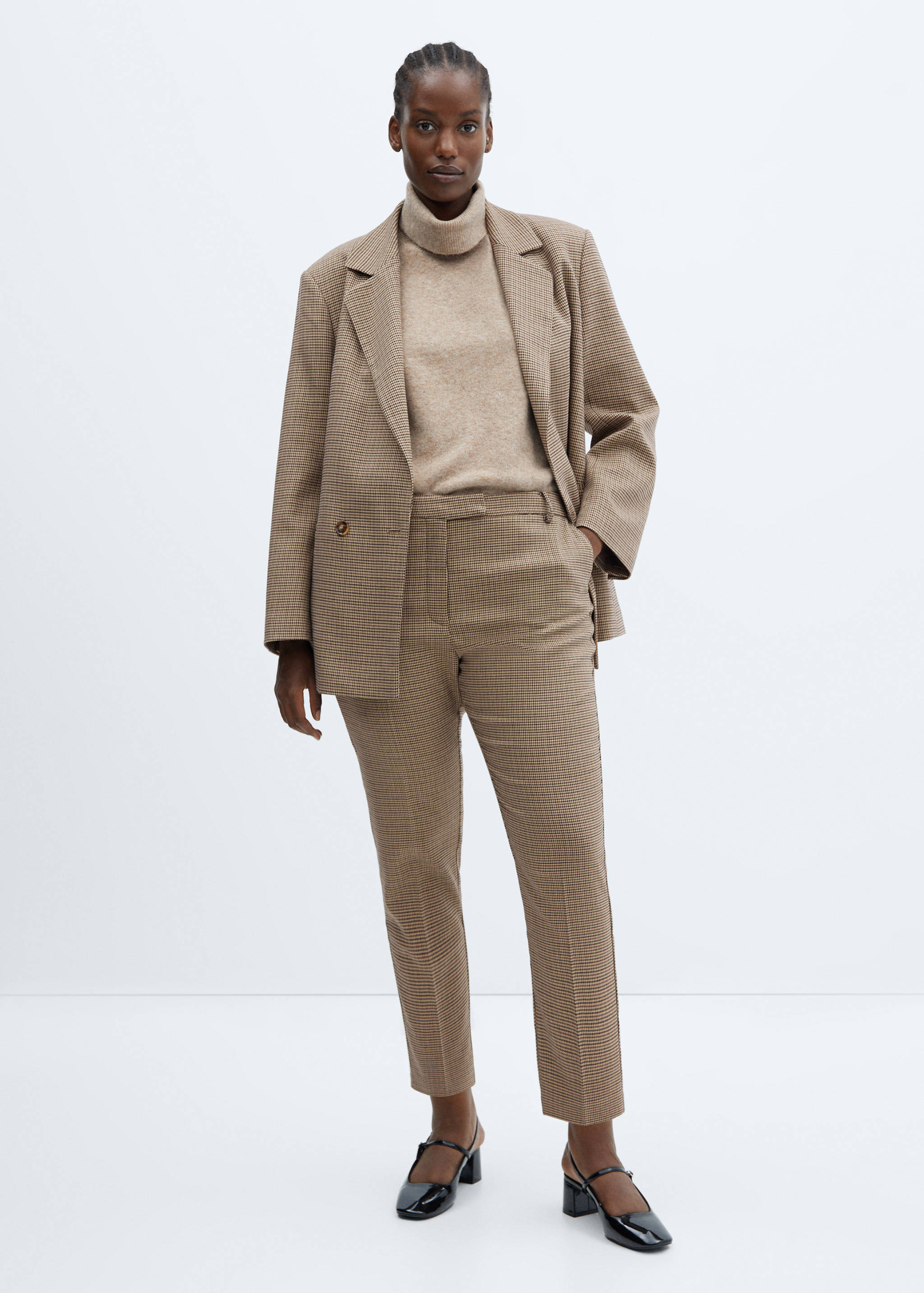 中腰紧身裤 - null