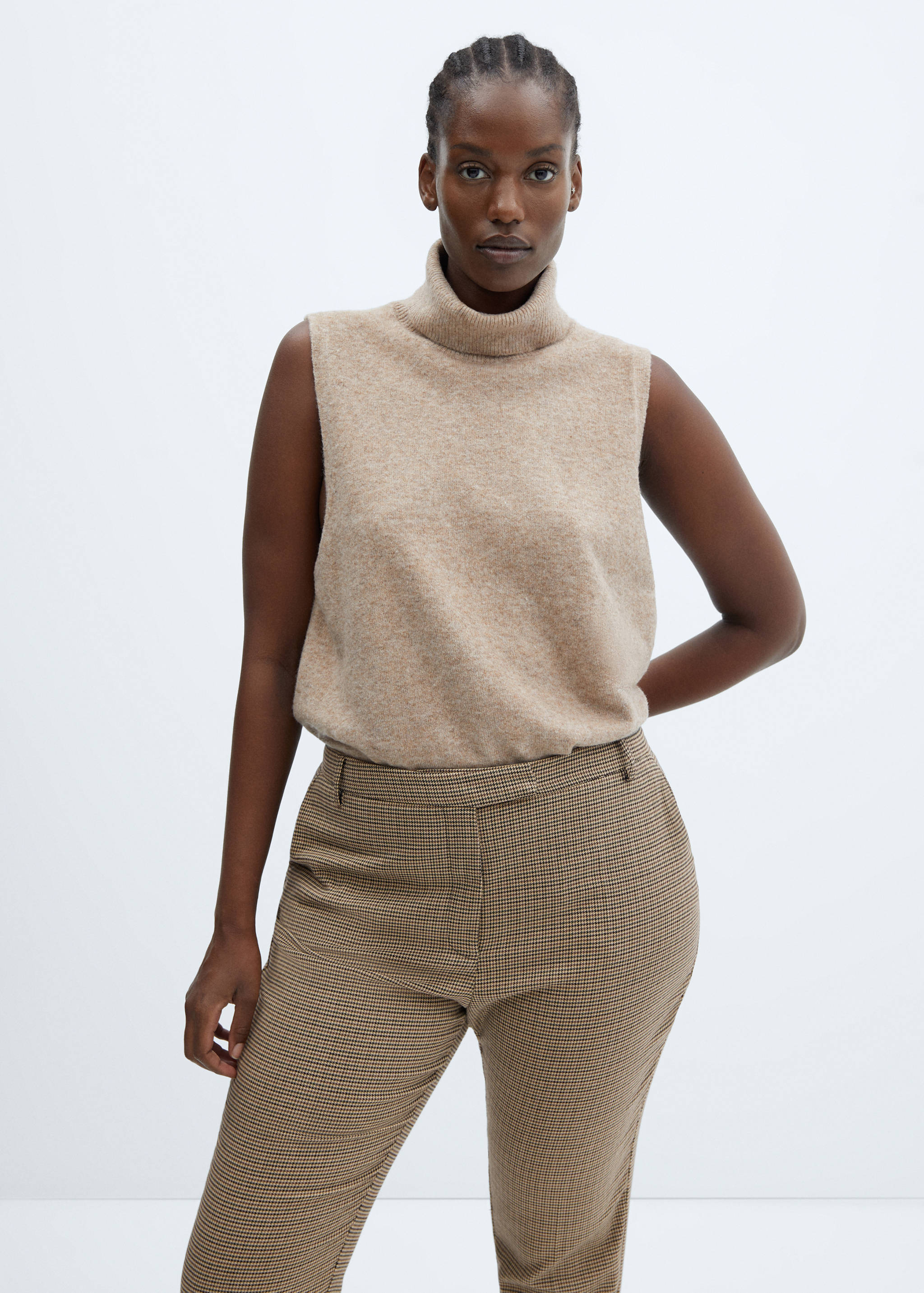 中腰紧身裤 - null