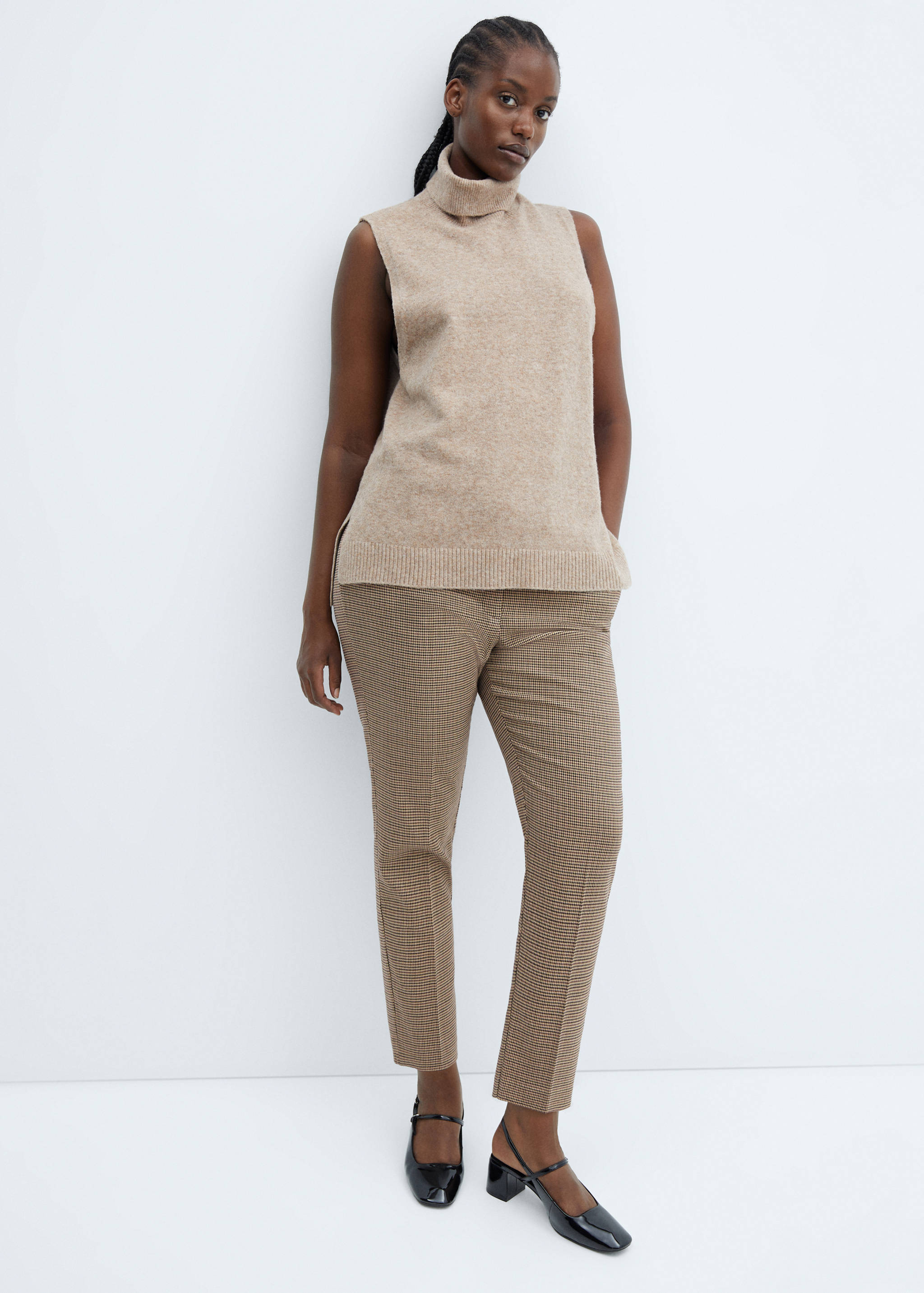 中腰紧身裤 - null